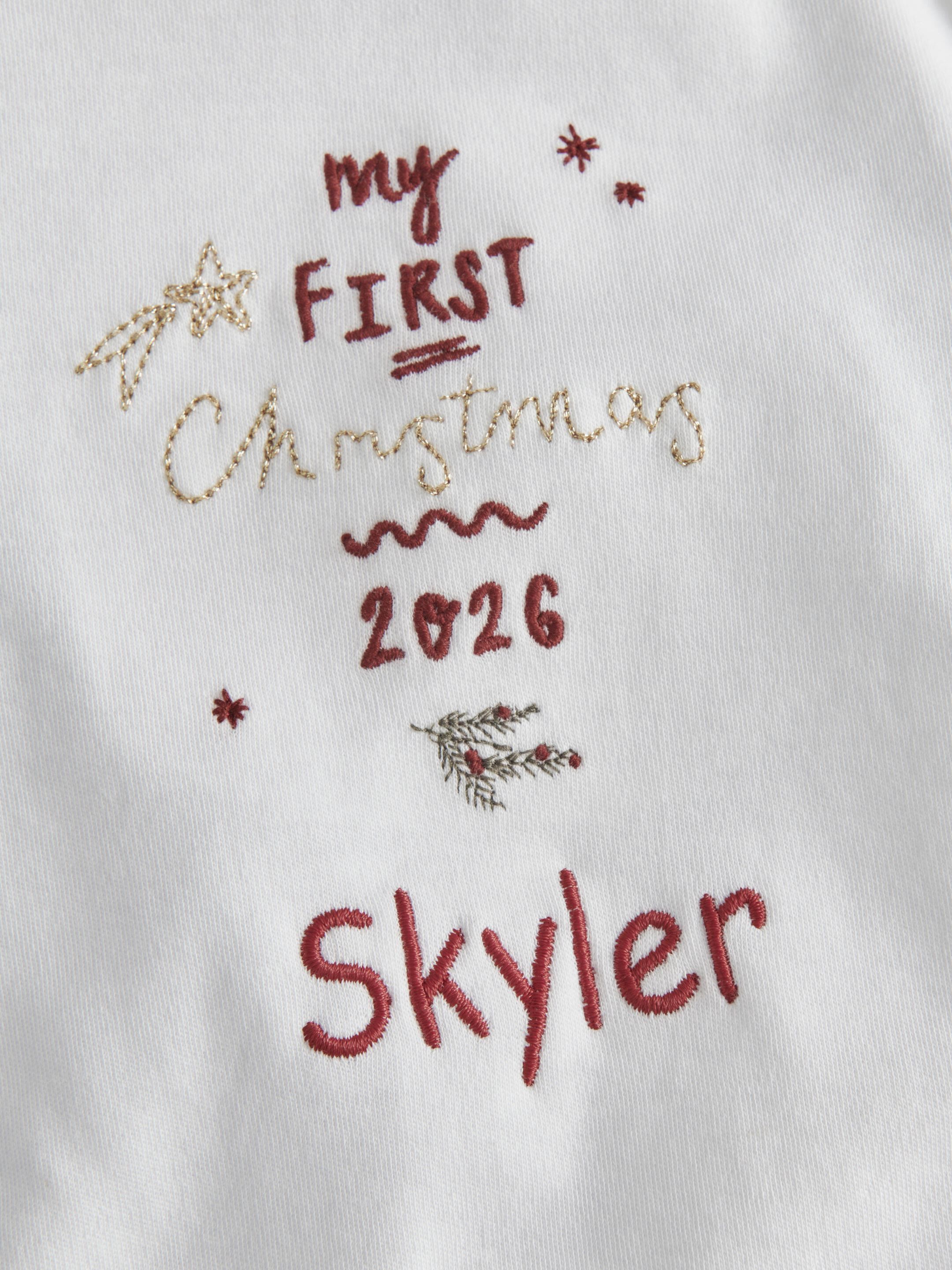 My 1st Christmas Bodysuit image number 4