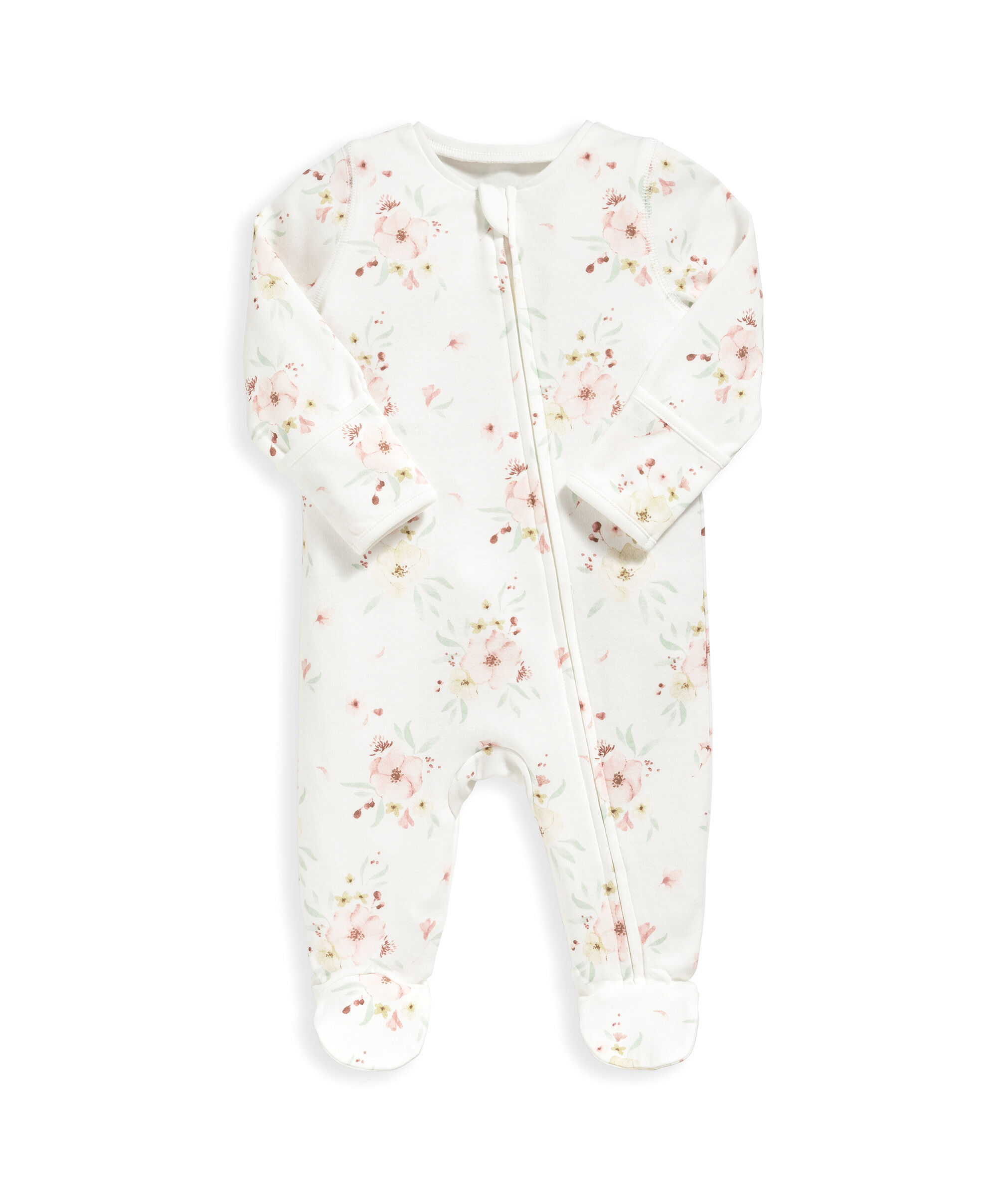 Large Floral Zip All In One image number 2