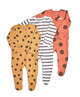3 Pack of Large Spot Sleepsuits image number 1