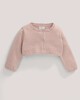 Pointelle Detail Knit Cropped Cardigan Pink- 6-9 months image number 2