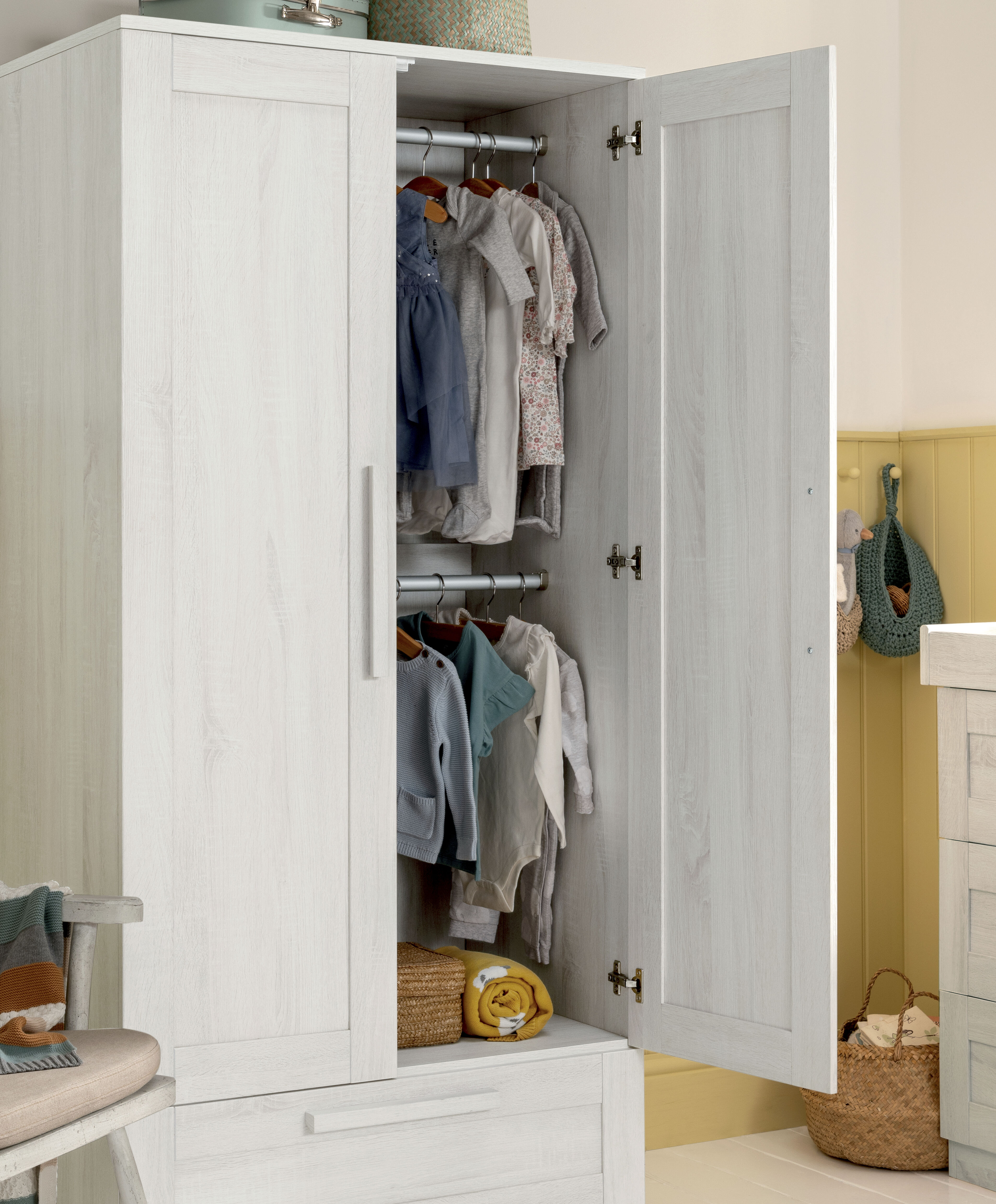 Atlas Wardrobe - Nimbus White image number 2