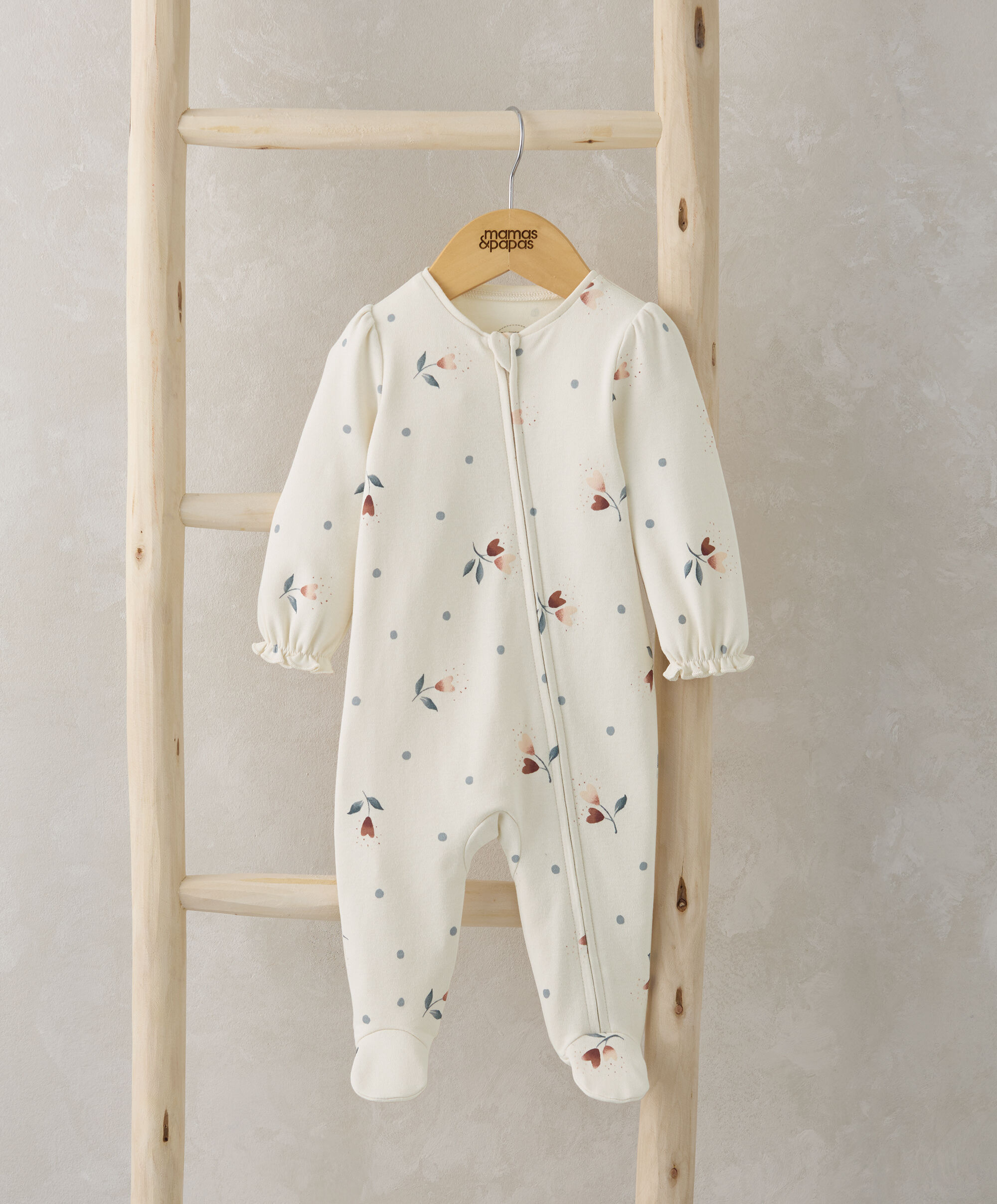 Floral Heart Print All in One image number 1