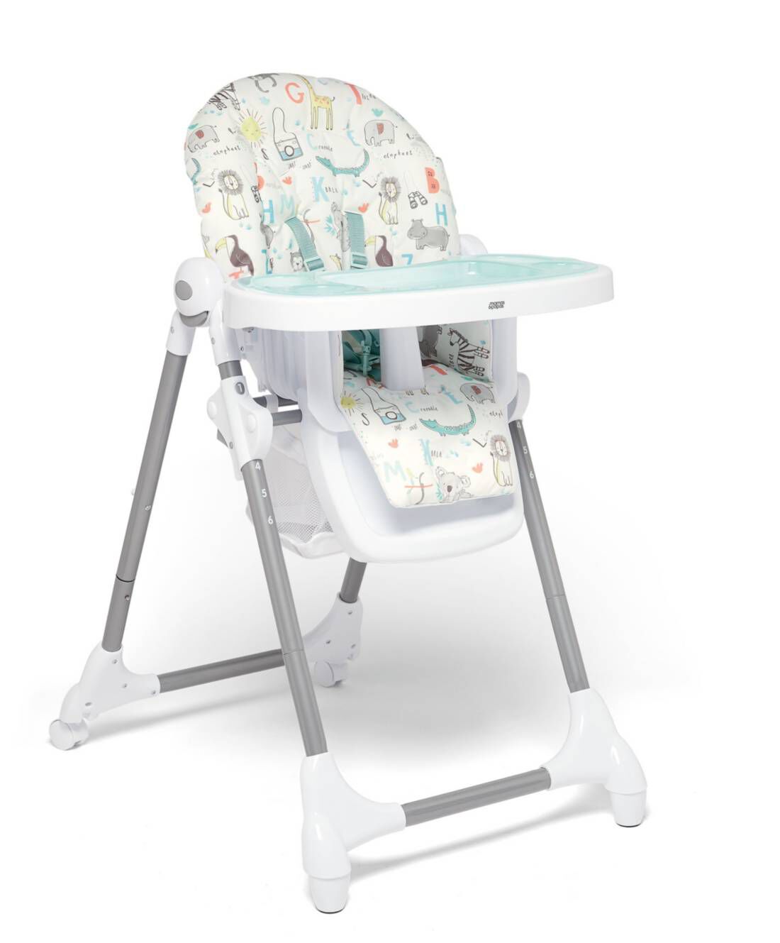 Buy Snax Adjustable Highchair with Removable Tray Insert Safari Baby High Chairs Mamas Papas Qatar