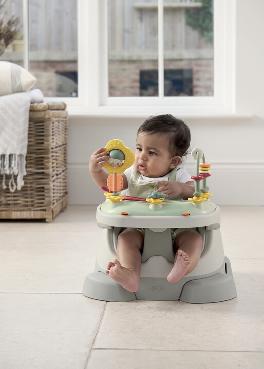 Buy Bug 3-in-1 Floor Booster Seat with Activity Tray Pebble