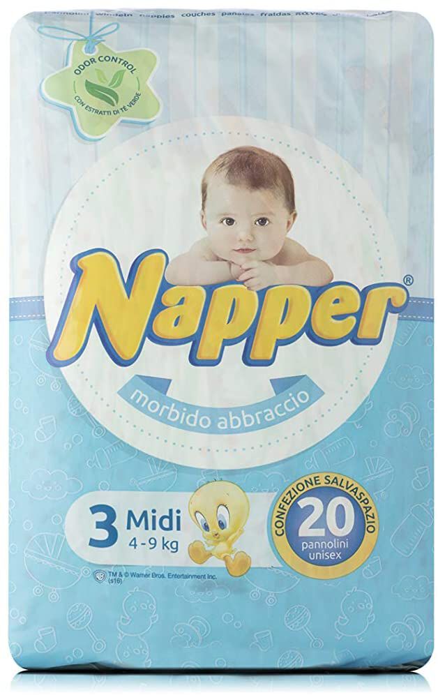 Napper Diapers Soft Hug Parmon From 4Kg-9Kg, 20 Diapers image number 2