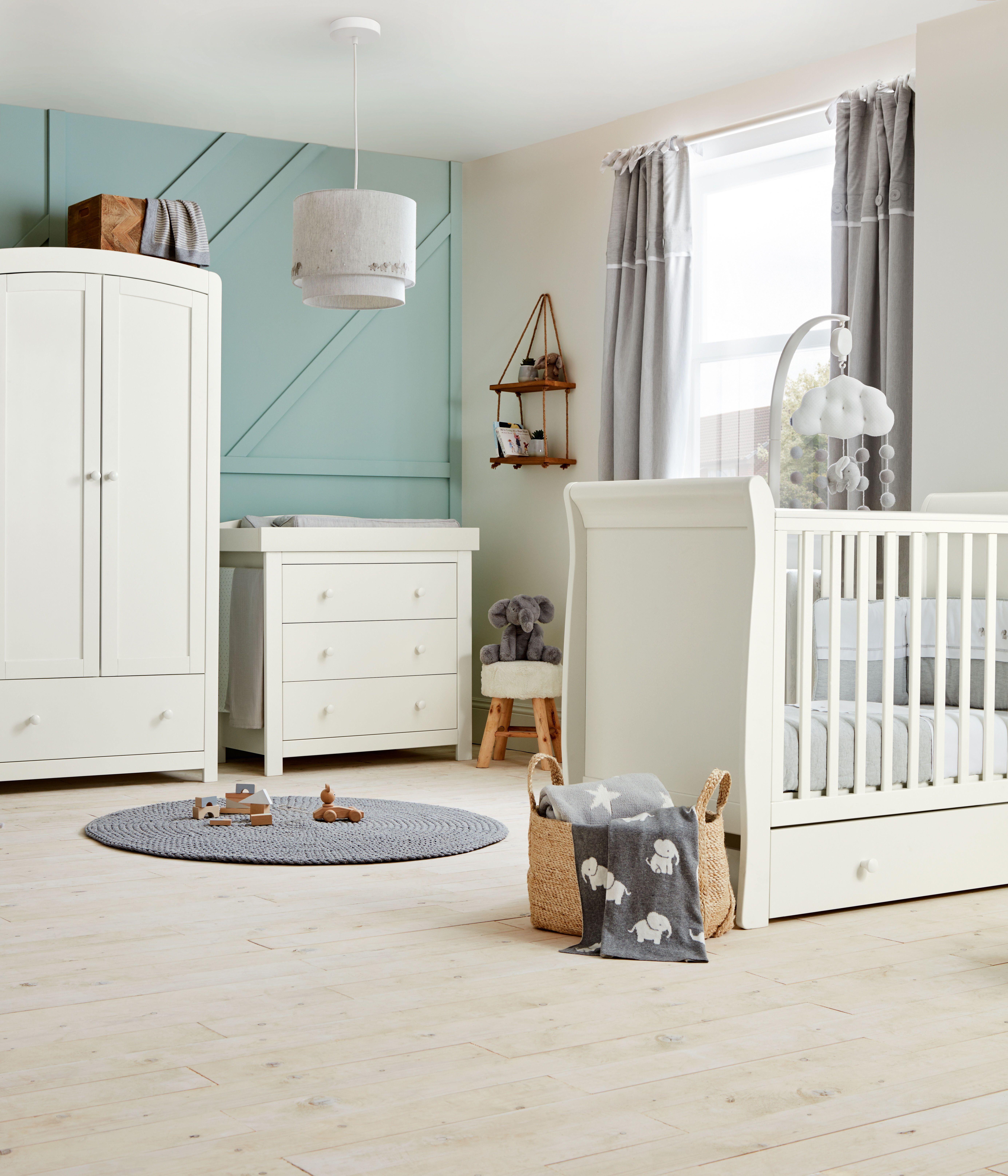 Welcome To The World Musical Mobile - Grey image number 3