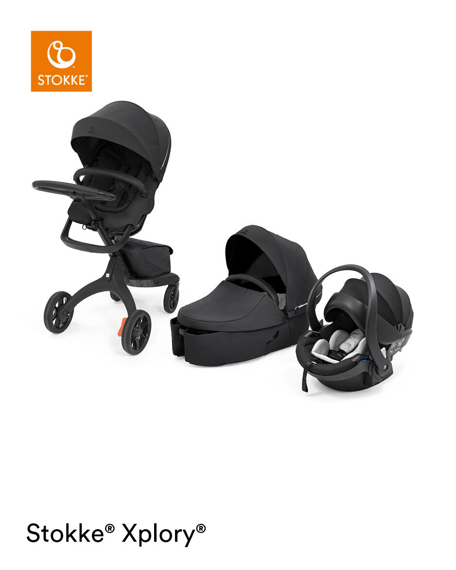 Buy Stokke Xplory X Rich Black Buggies Compact Strollers Mamas Papas Qatar