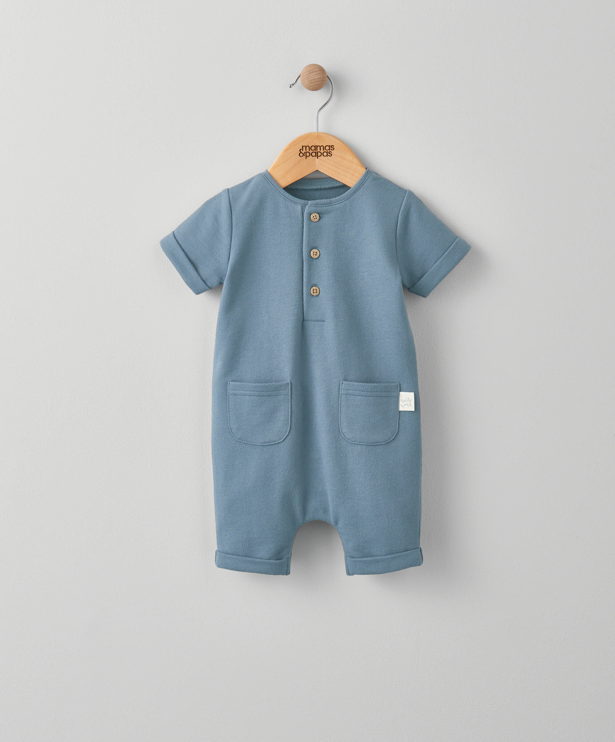 Jersey Sweat Shortie Romper image number 1