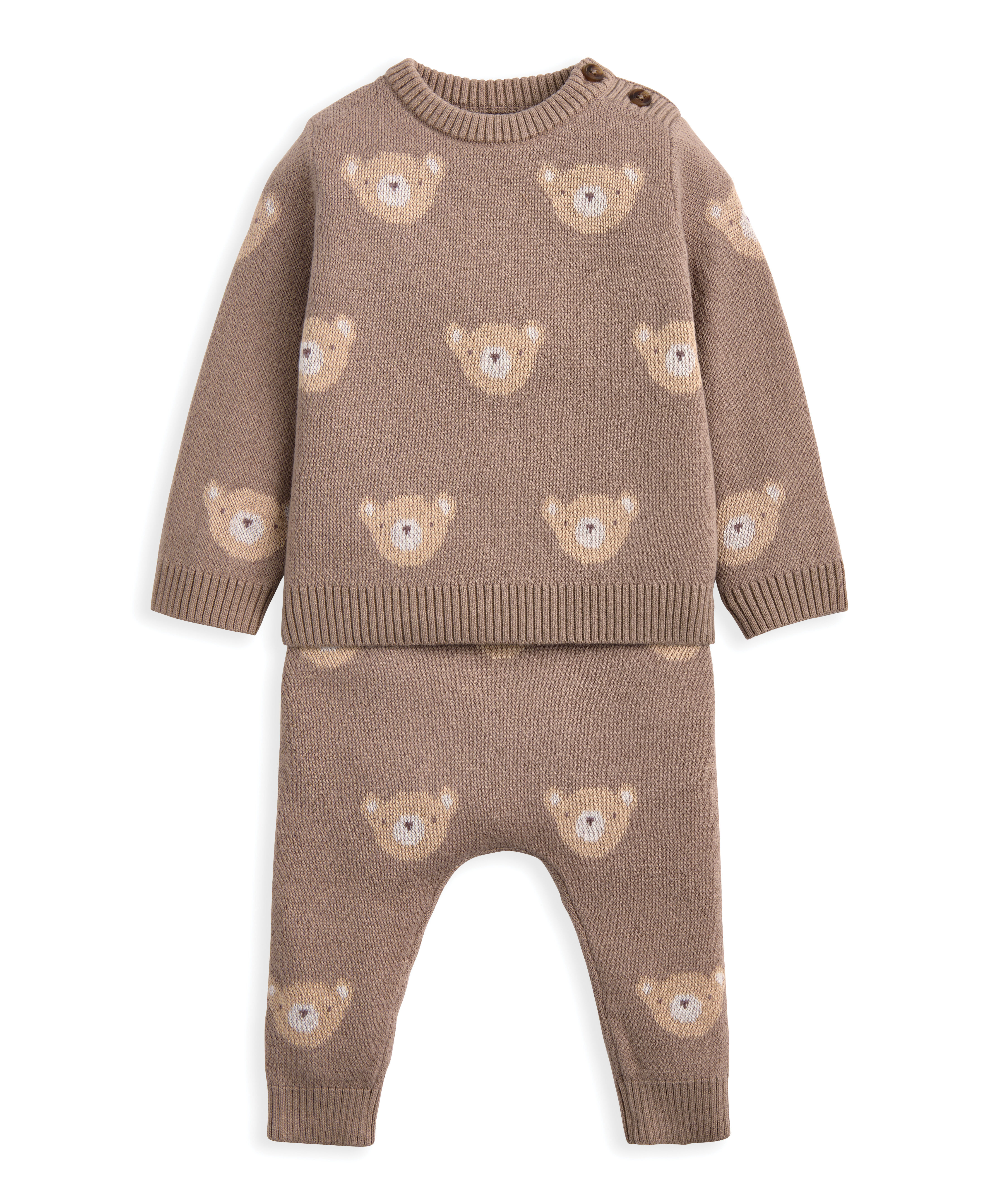2 Pc Bear Knit Set image number 2
