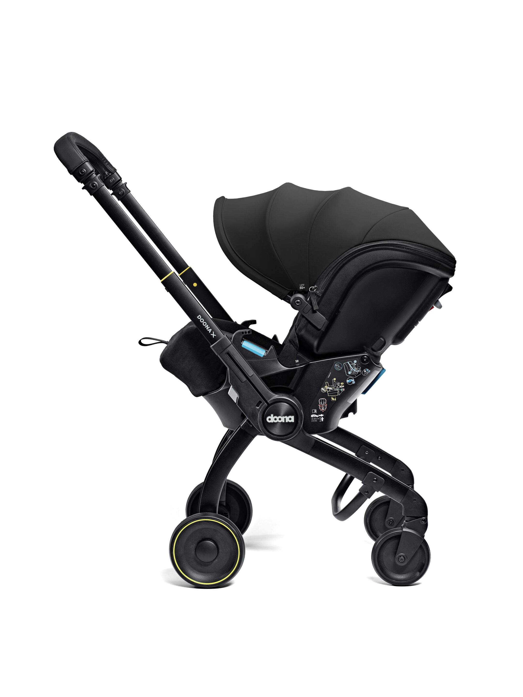 Doona X Infant Car Seat & Stroller - Nitro Black image number 1
