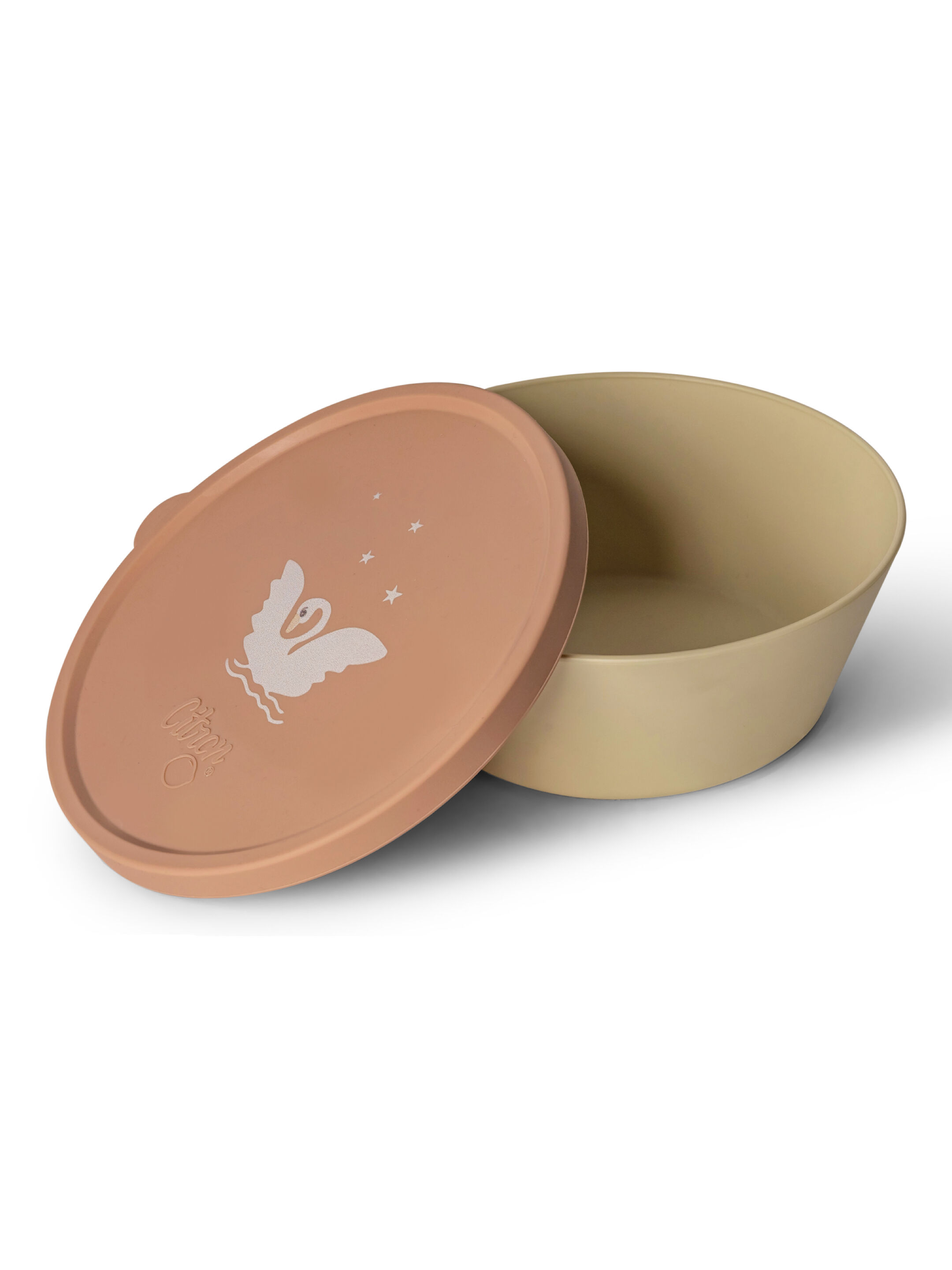 Citron Silicone Bowl Cover - Swan