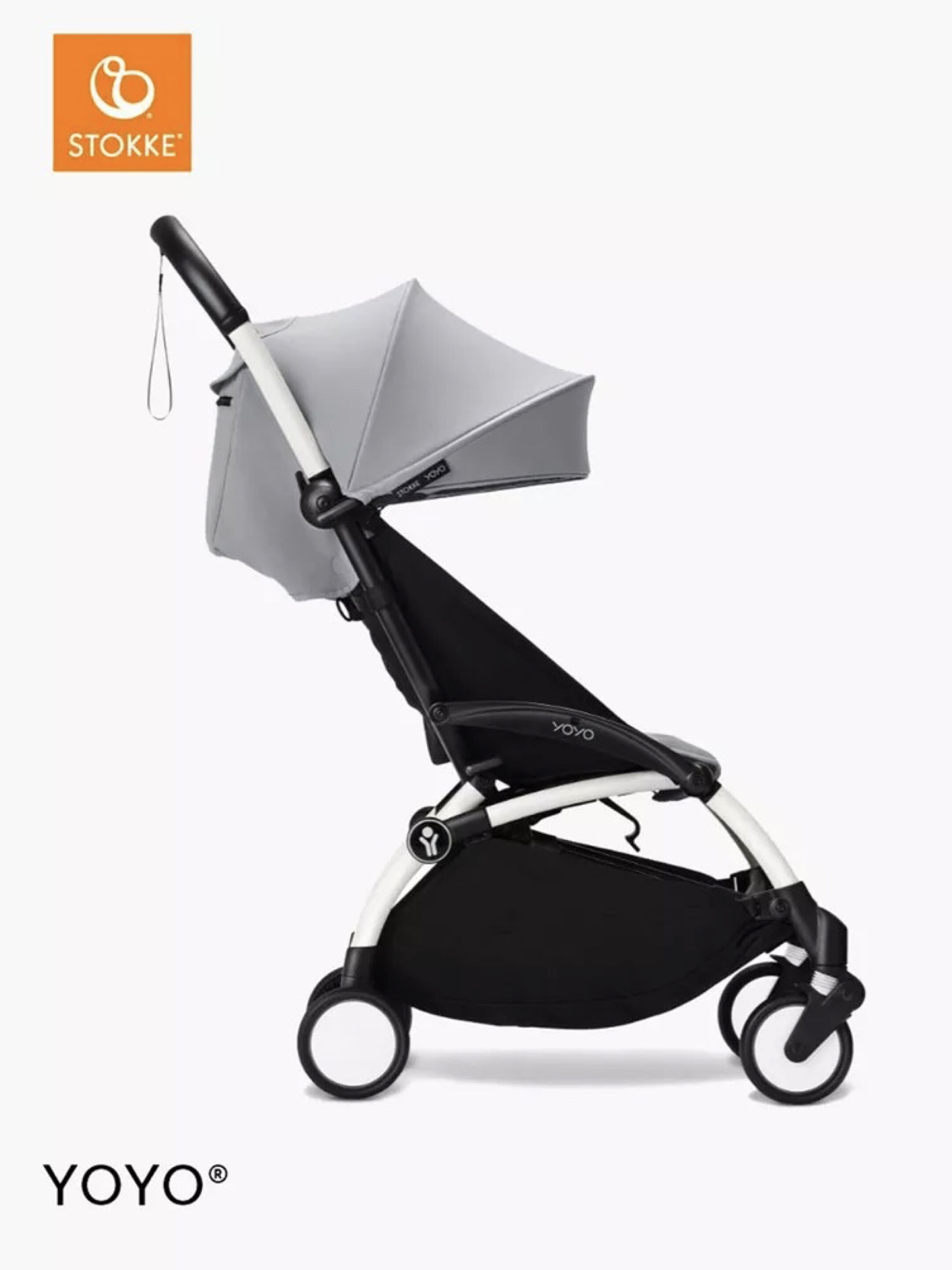 Stokke YOYO3 White Frame with 6+ Color Pack Stone (2 Pieces) image number 2