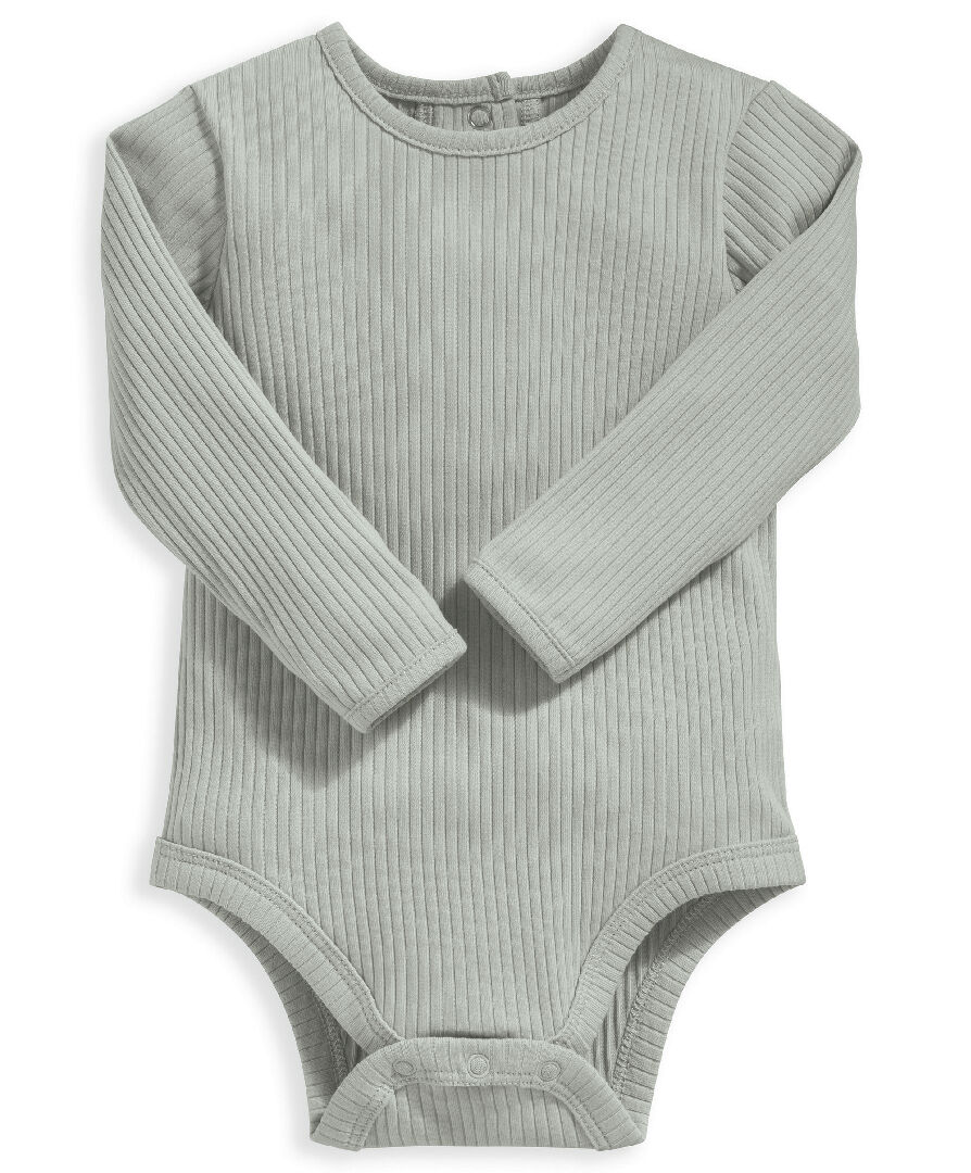 Organic Cotton Green Bodysuit image number 1