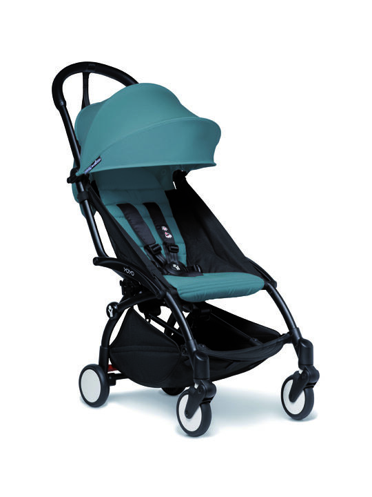 YOYO2 Stroller Black Frame with Aqua 6+ Color Pack image number 1