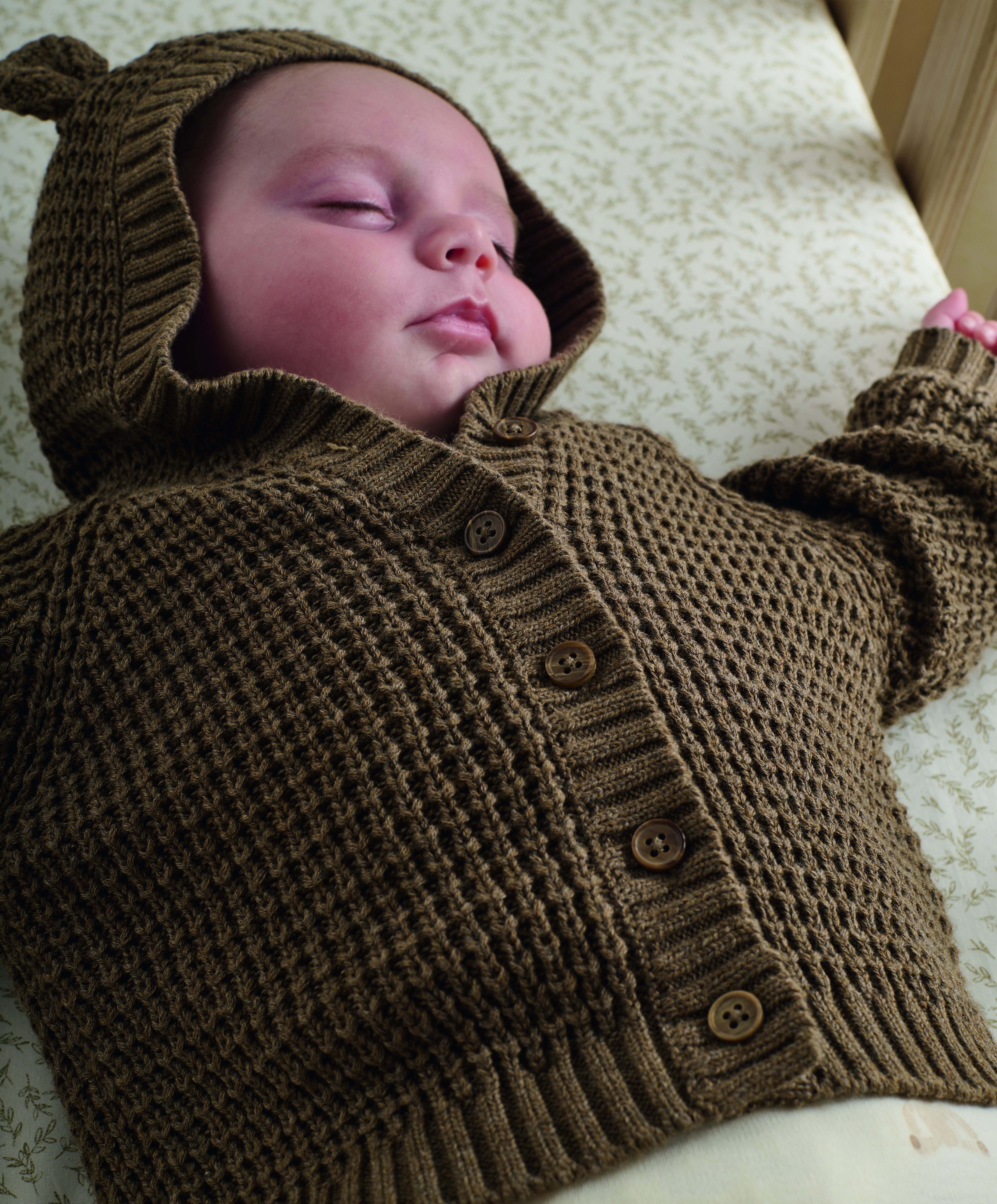Chocolate Hooded Cardigan image number 3