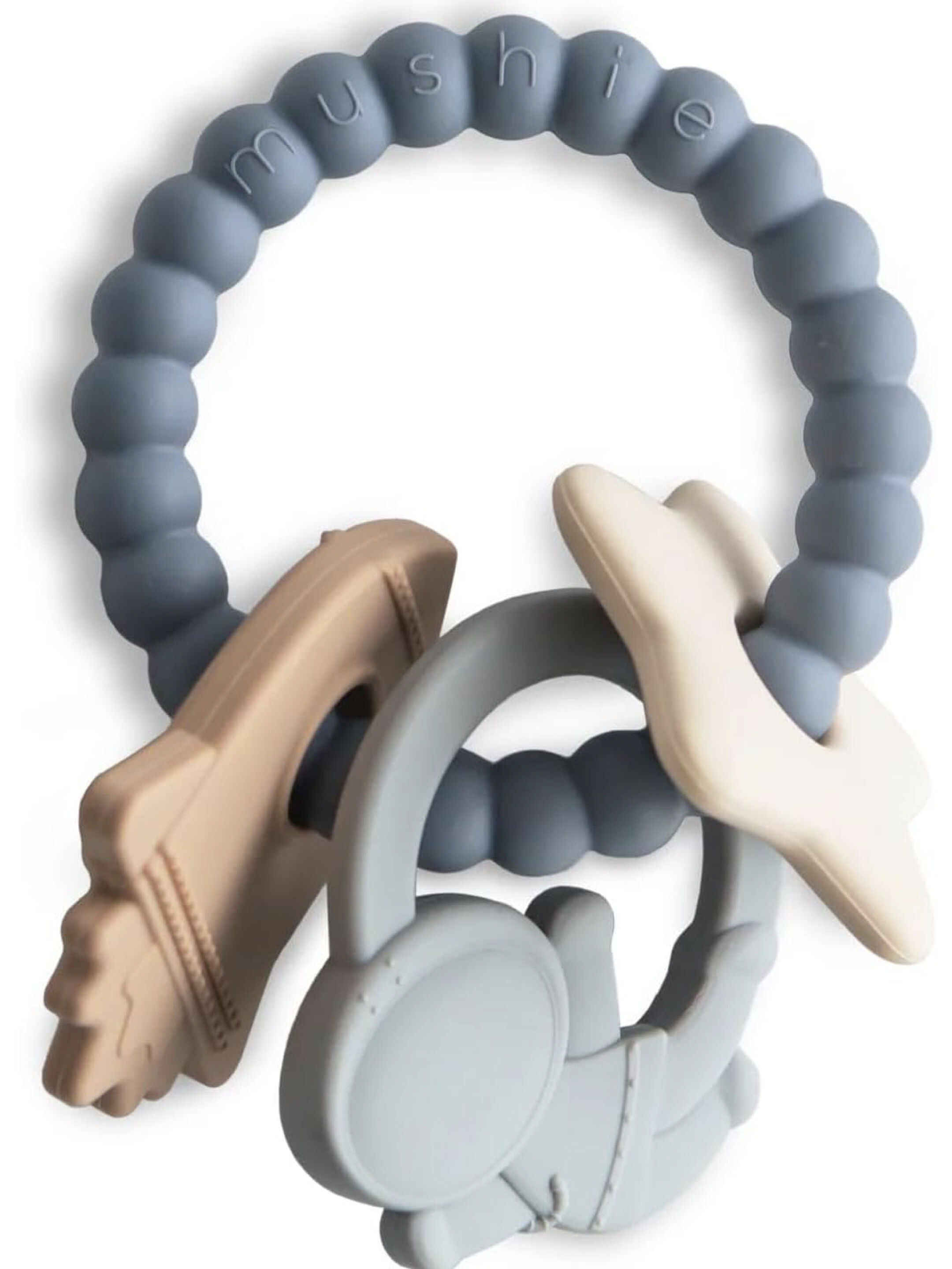 Mushie Space Teething Ring image number 3