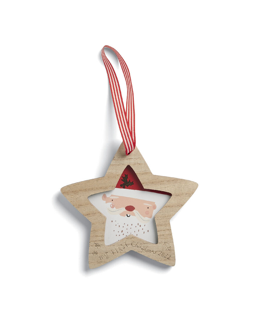 Wooden Star Picture Frame image number 1