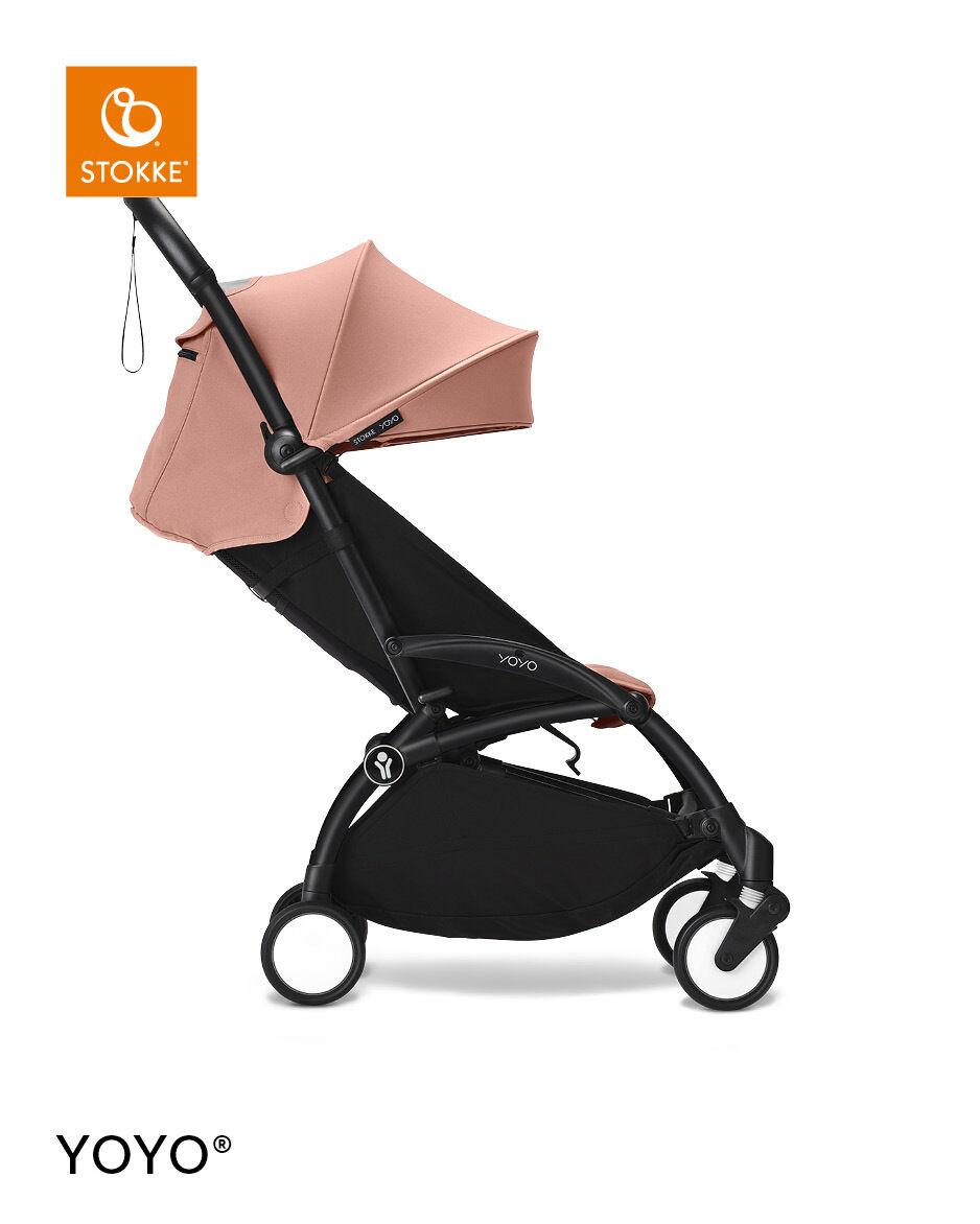 Stokke YOYO3 Black Frame with 6+ Color Pack - Ginger & Cup Holder (3 Pieces) image number 3