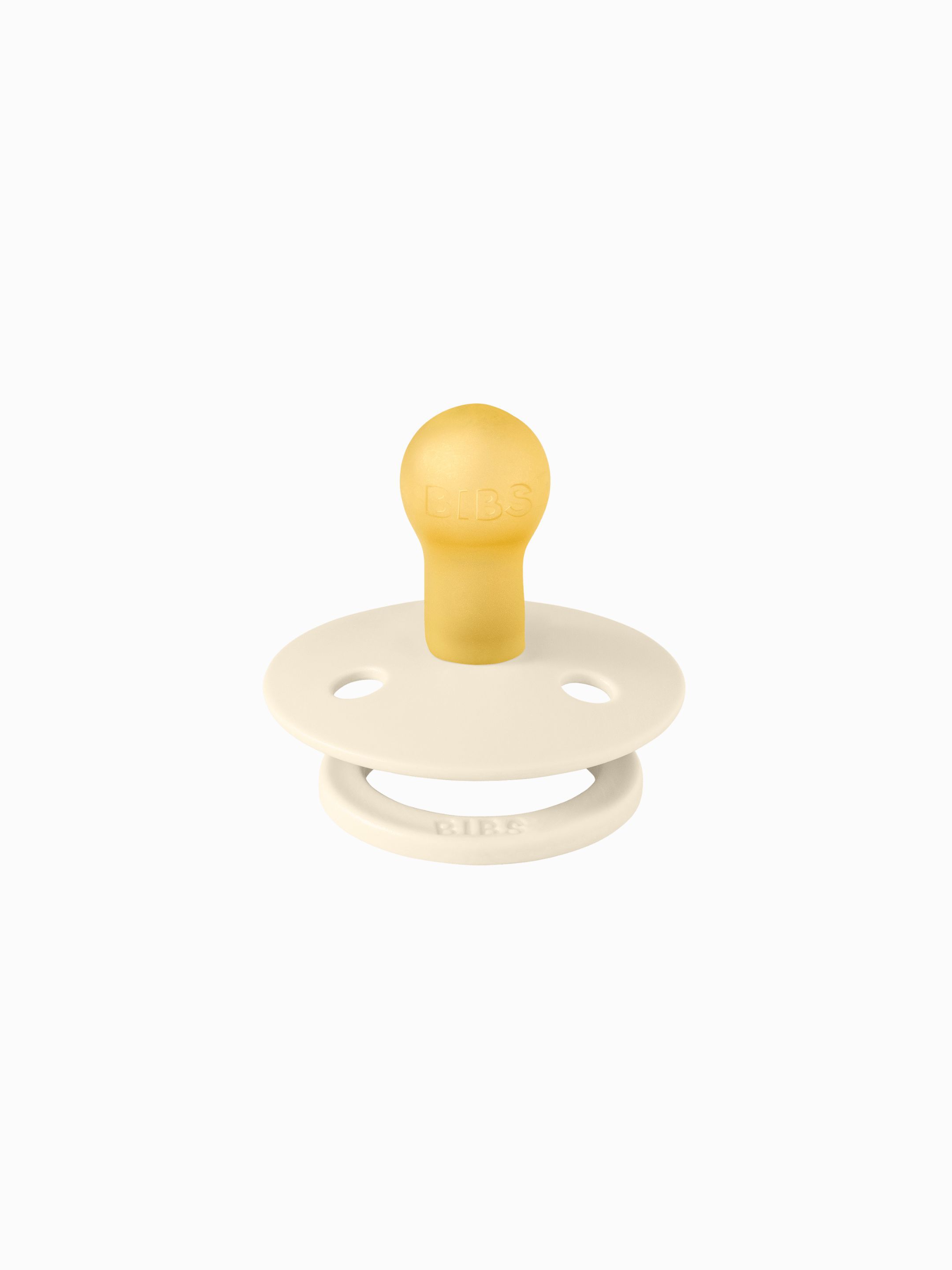 BIBS Pacifier Studio Colour 2 PACK Bumblebee Latex Size 1 Ivory Mix image number 2