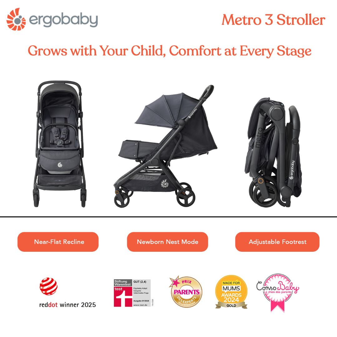 Ergobaby Metro 3 Stroller - Graphite Grey image number 6