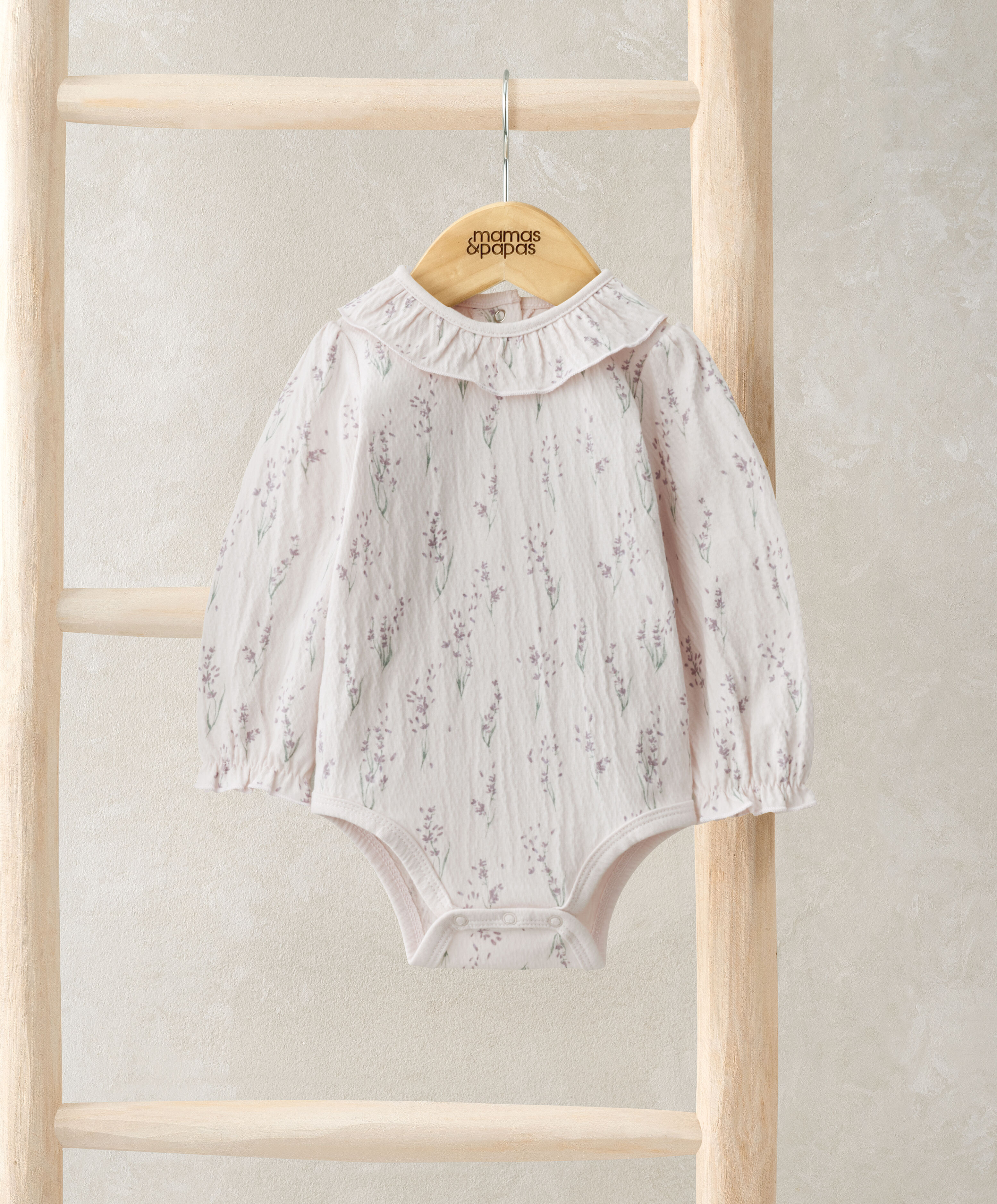 Lavender Print Bodysuit