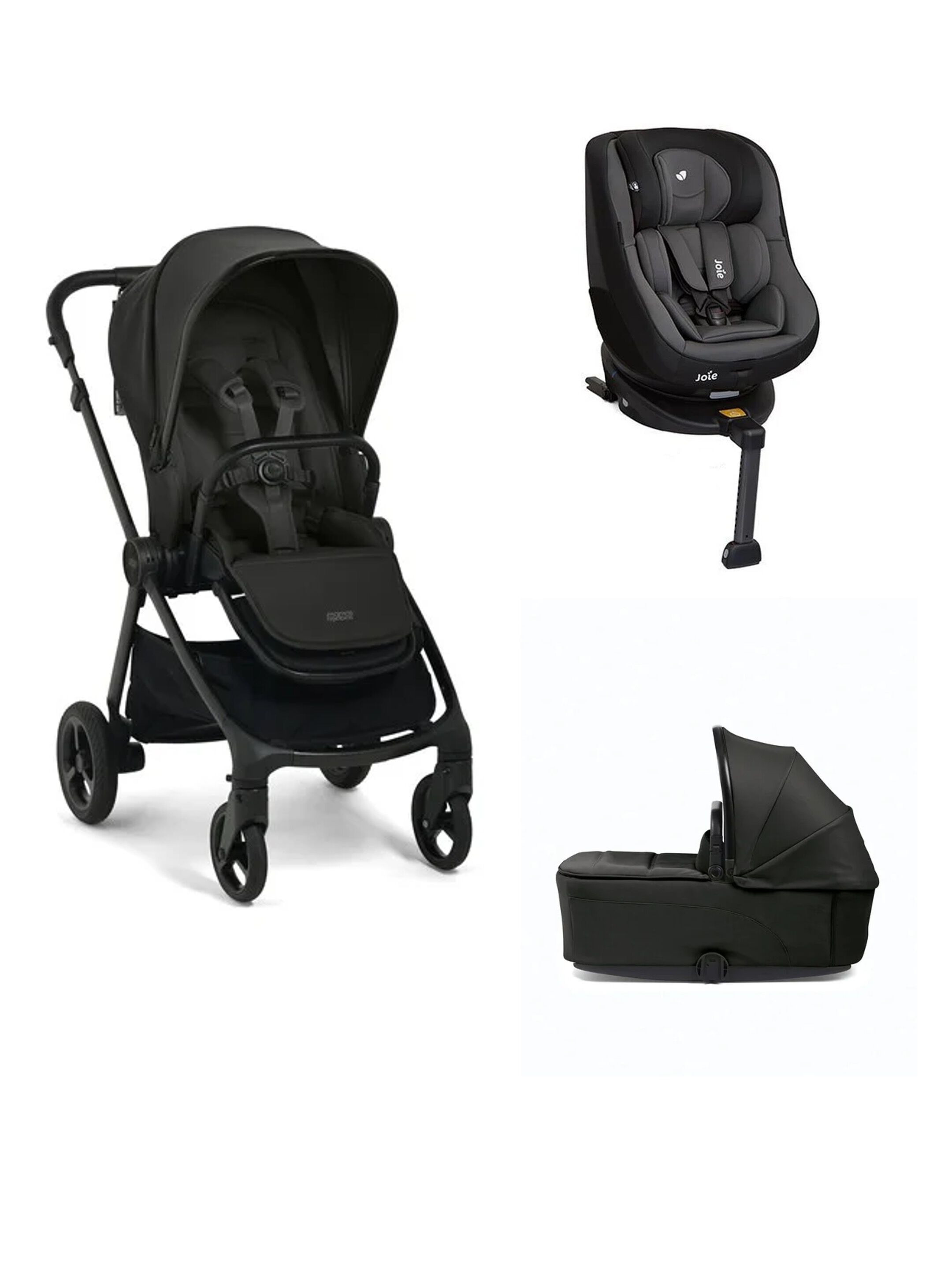 Vardo Noir Pushchair 3 Piece Bundle with Joie Car Seat image number 1