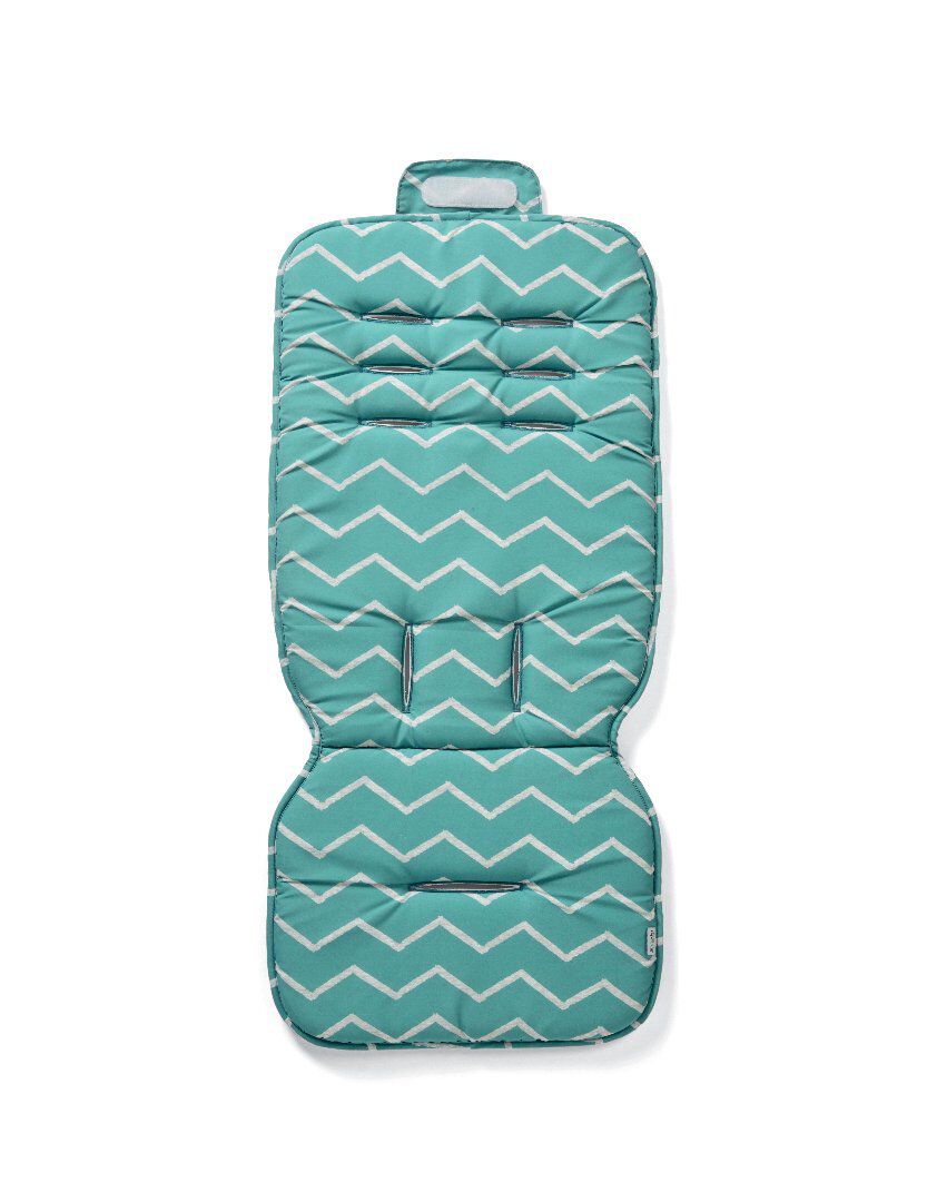 Buy Memory Foam Liner Duck Egg Chevron Pushchair Liners
