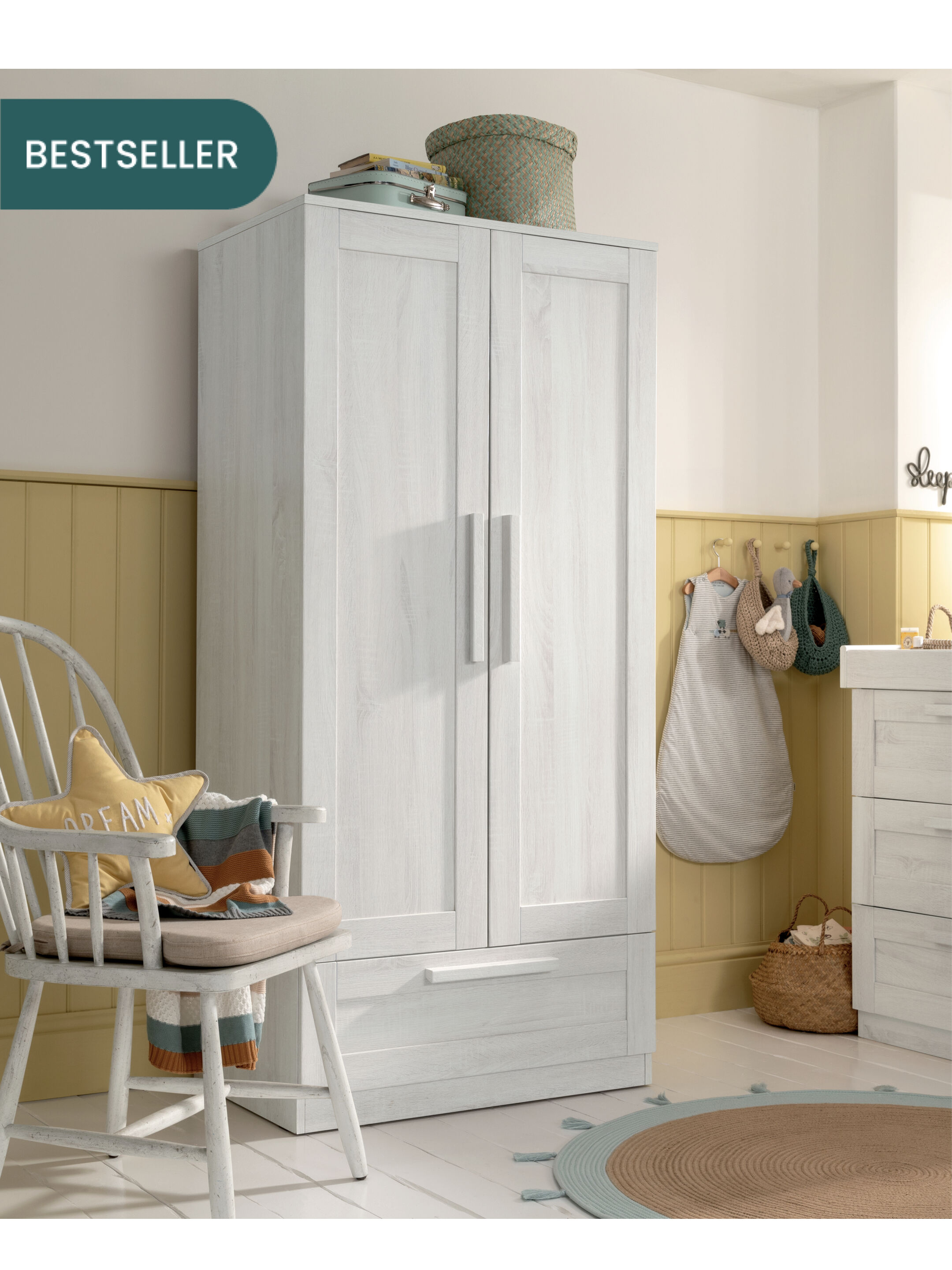 Atlas Wardrobe - Nimbus White image number 1
