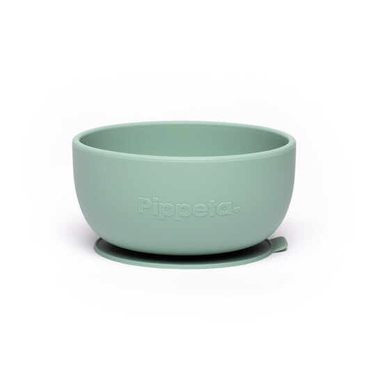 Pippeta Silicone Suction Bowl - Meadow Green image number 1