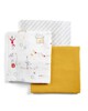 Large Muslin Squares (Pack of 3) image number 1