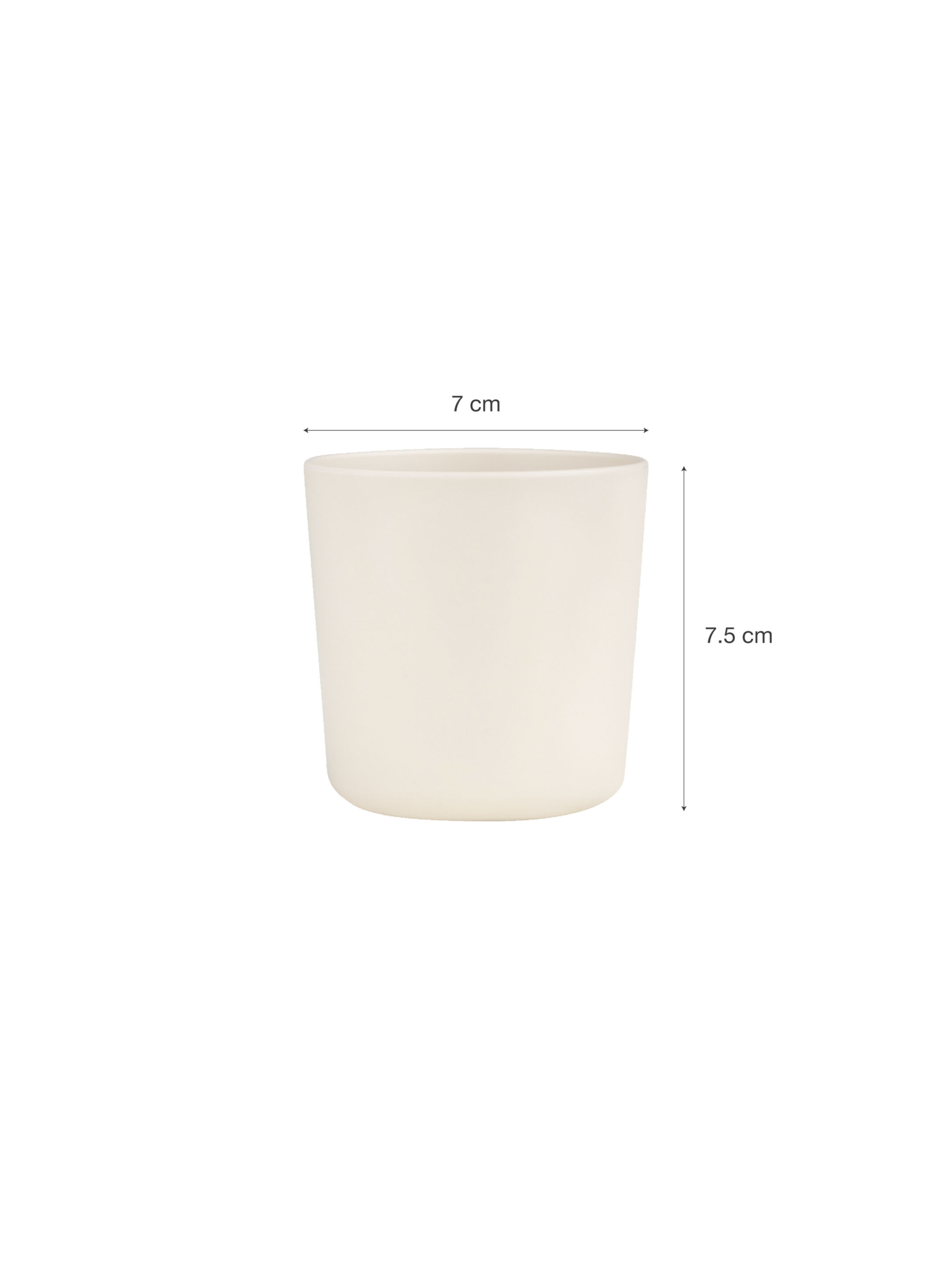 Citron Bio Based Cup Set of 4 - Pink/Cream image number 4