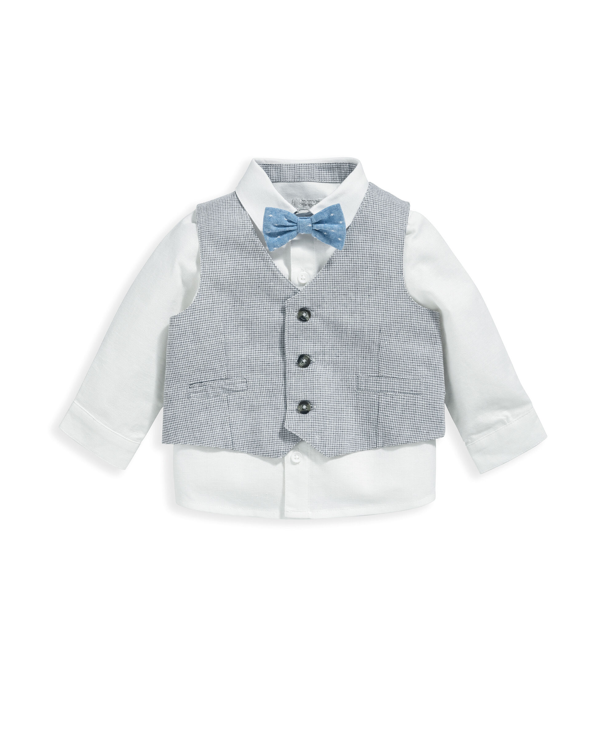 3 Piece Dogtooth Waistcoat Set image number 2