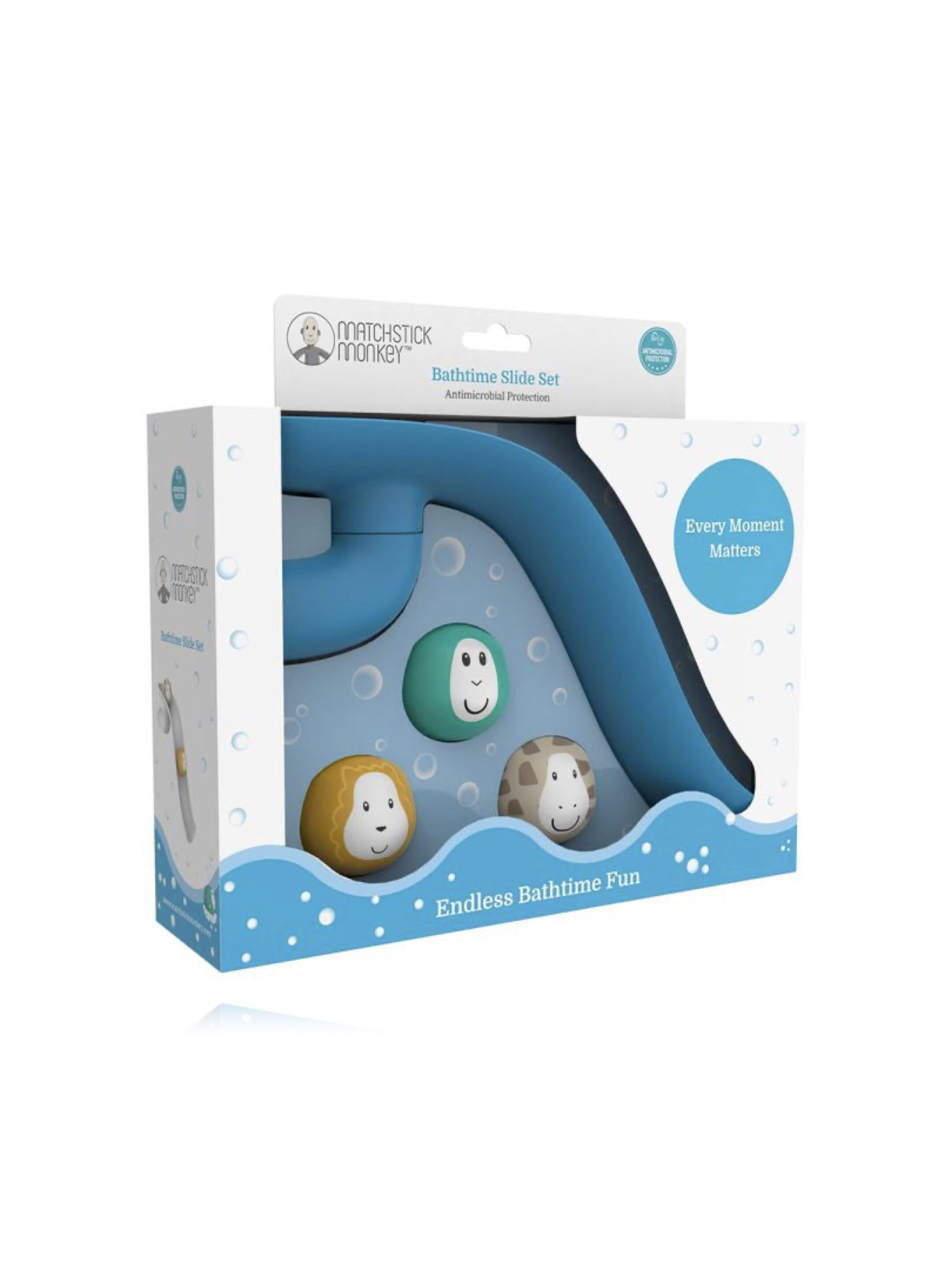 Matchstick Monkey Bathtime Slideset - Blue image number 3