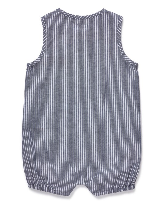 Striped Woven Romper image number 2