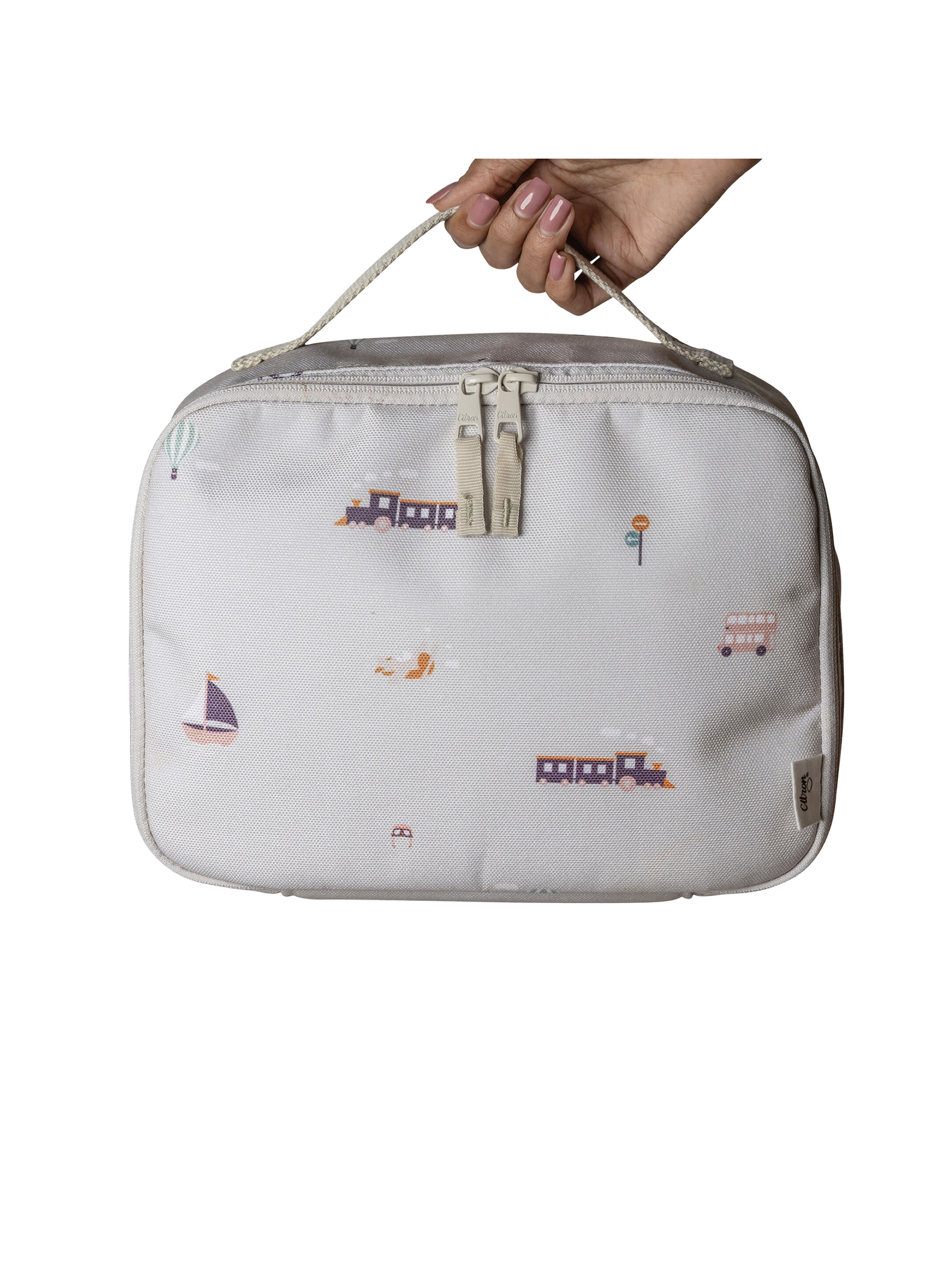 Citron Insulated Square Lunchbag Vehicles image number 5