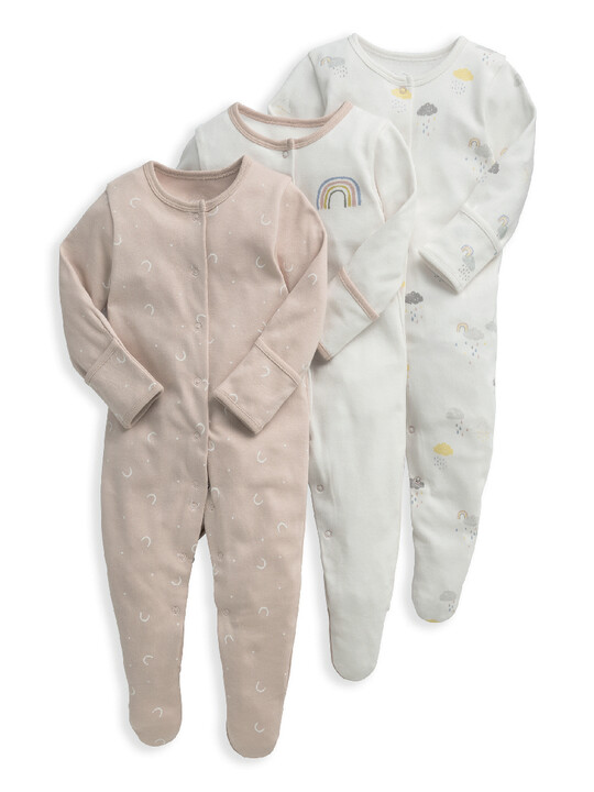 Clouds Sleepsuits 3 Pack image number 1