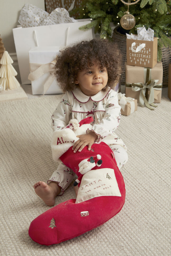 Red Santa Stocking image number 2