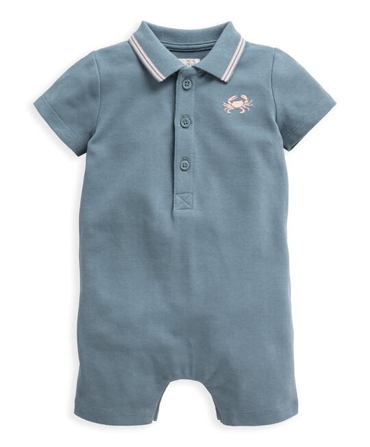 Pique Polo Romper image number 4