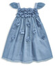 Blue Corsage Flower Dress image number 1