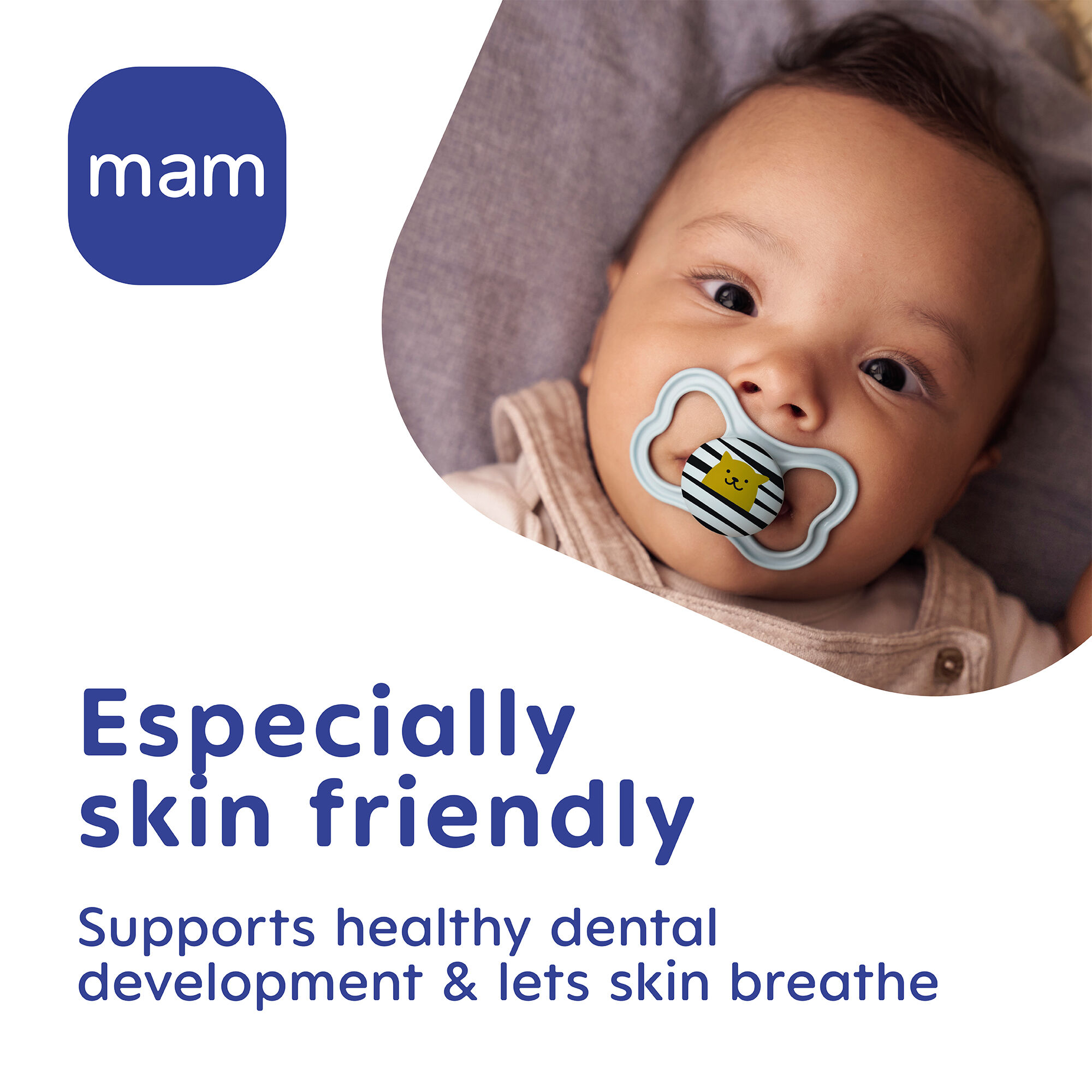 Mam Baby Supreme Silicone Pacifier - 6 M+ | Sealife Pink & Yellow - Pack of 2 image number 5