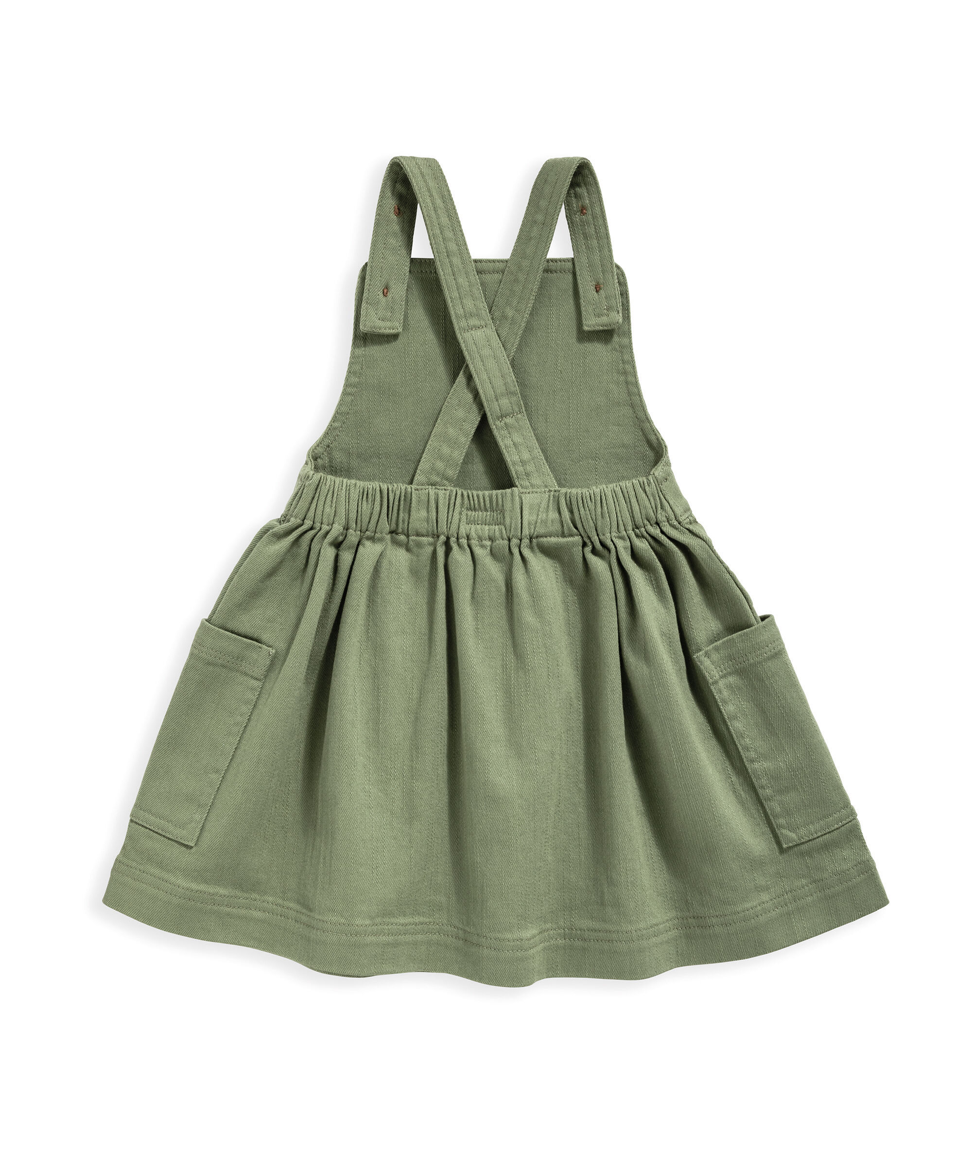 Khaki Pinny Dress image number 3