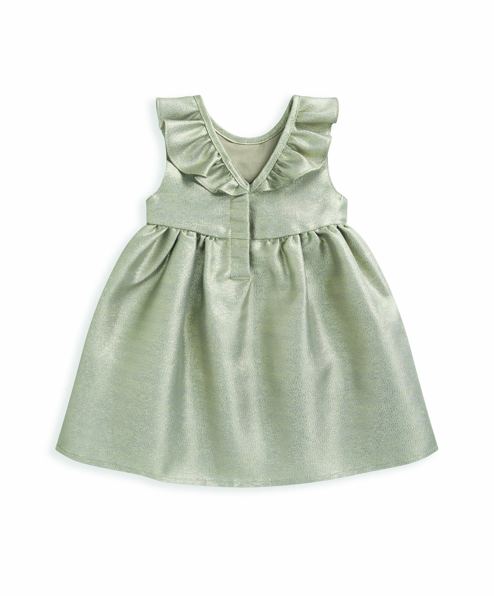 Metalic Frill Dress image number 3