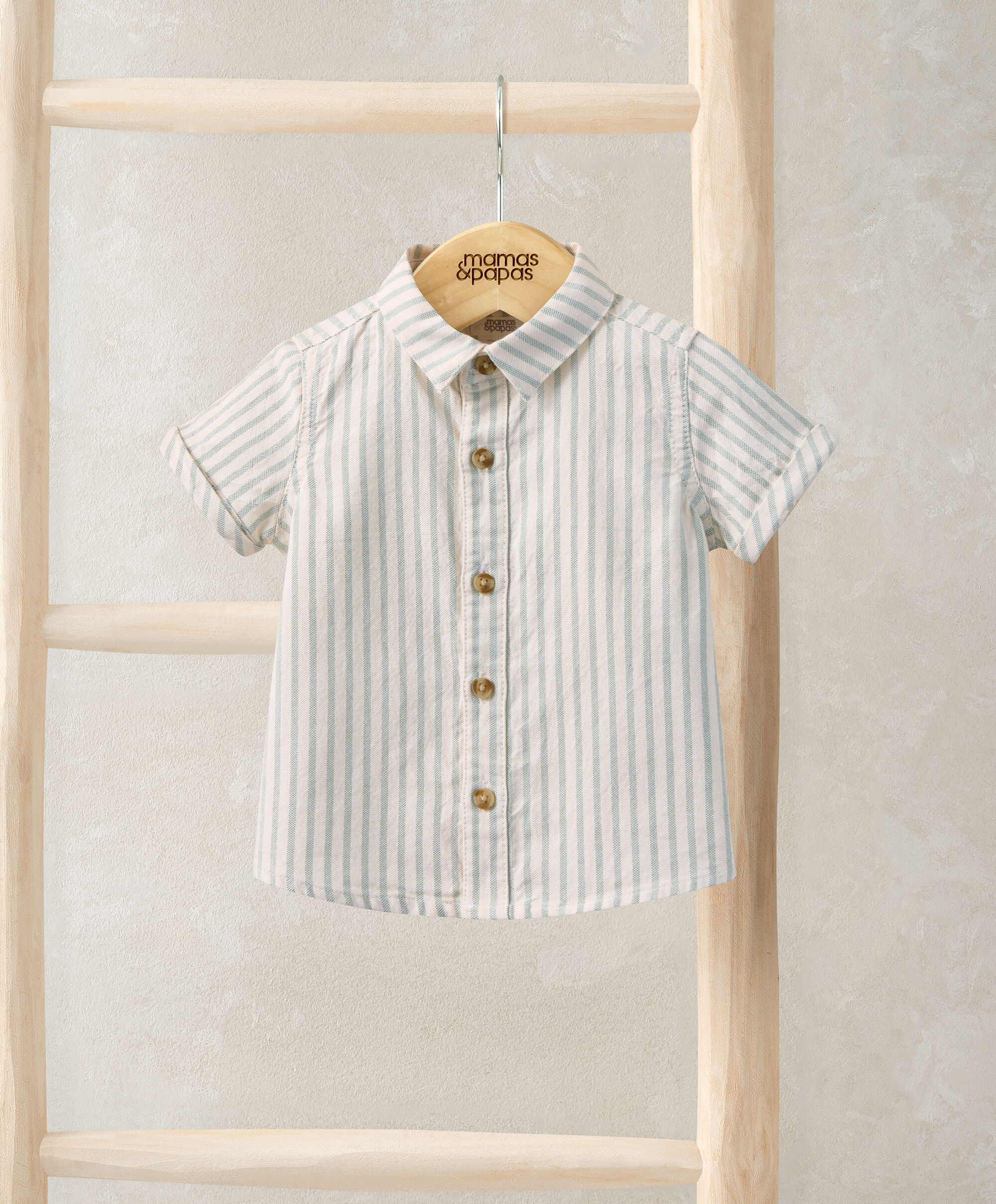 Stripped Short Sleeve Shirt image number 1