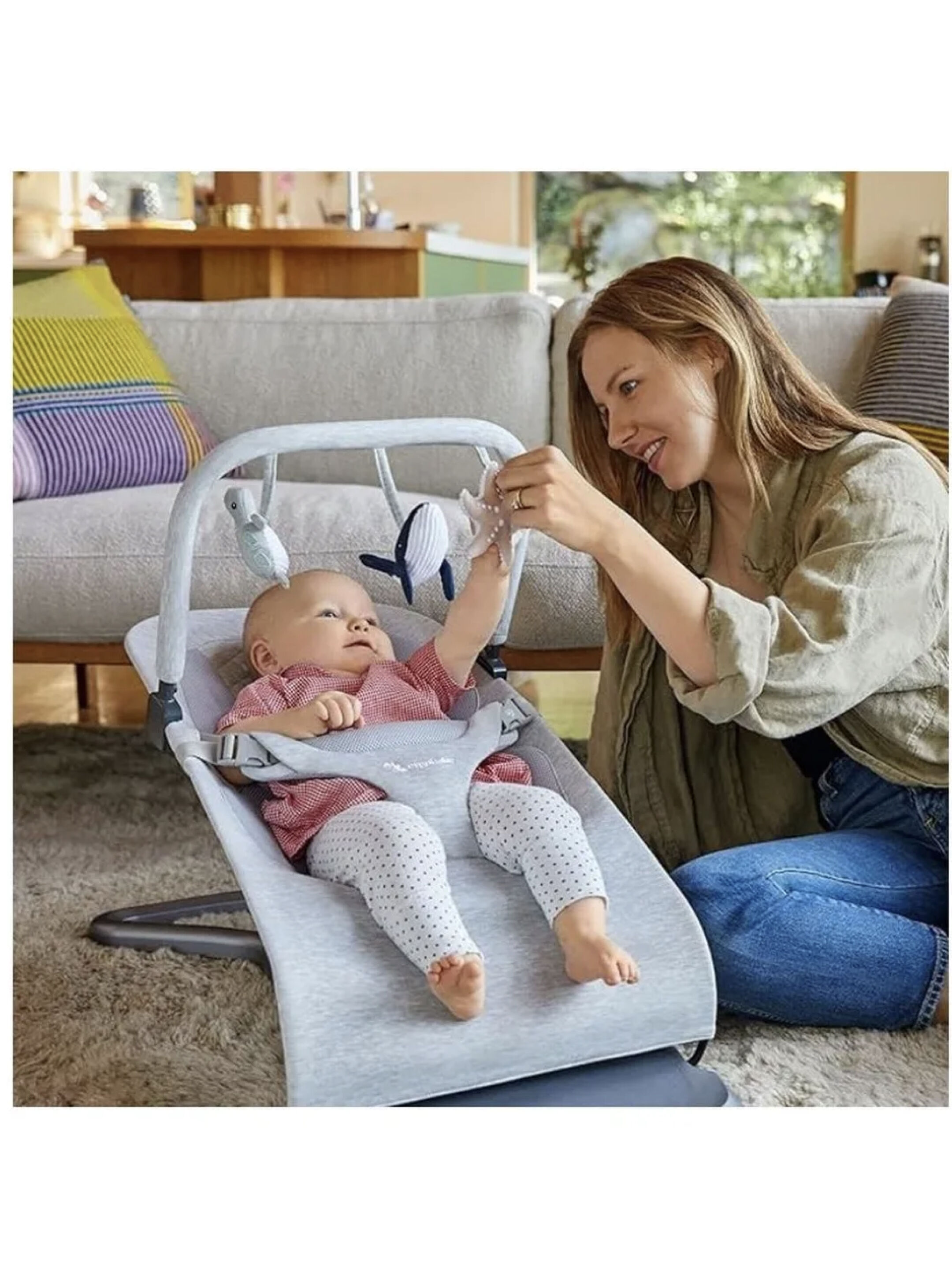 Ergobaby Evolve Bouncer Toy Bar - Ocean Wonders image number 3