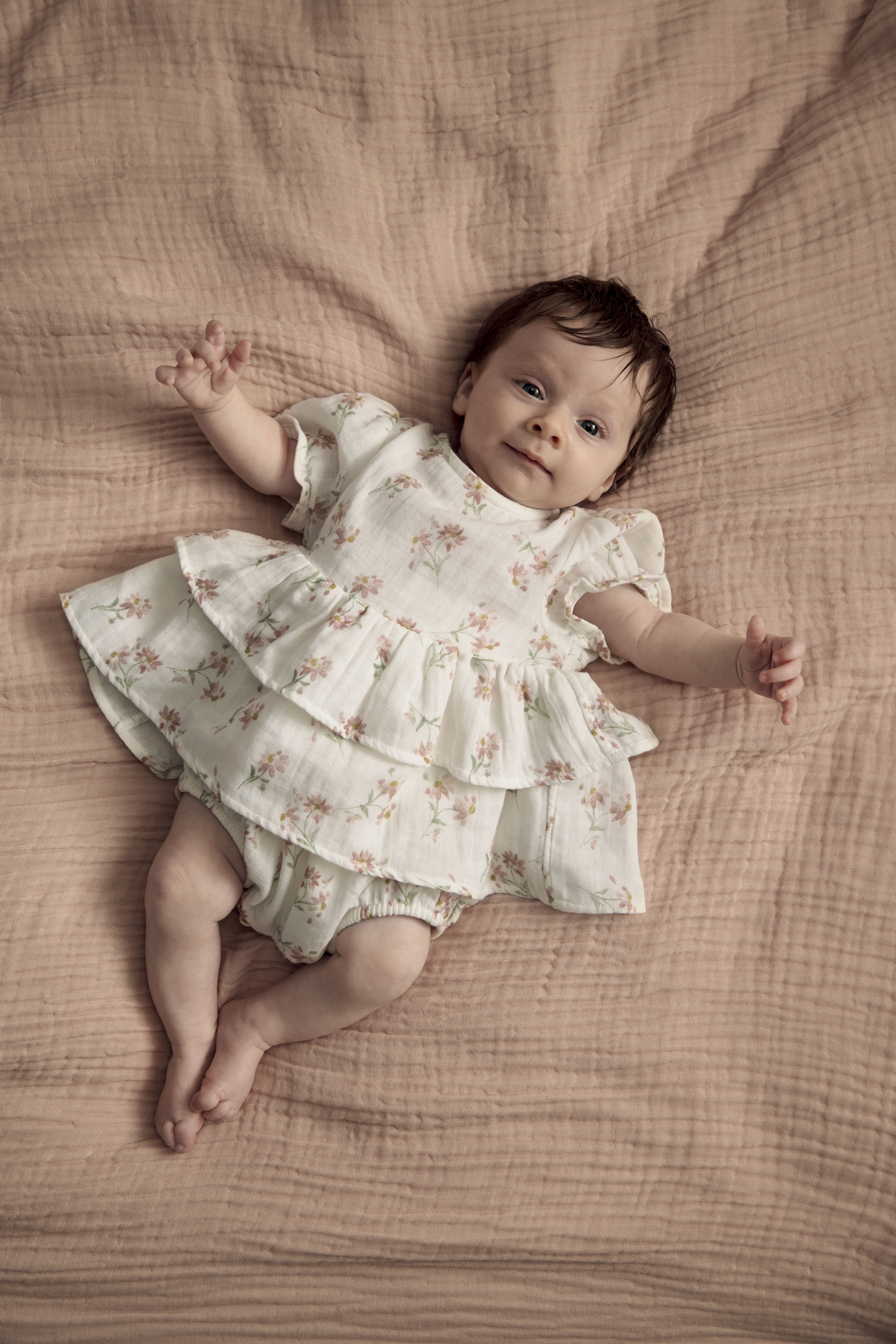 Daisy Peplum Shortie Romper