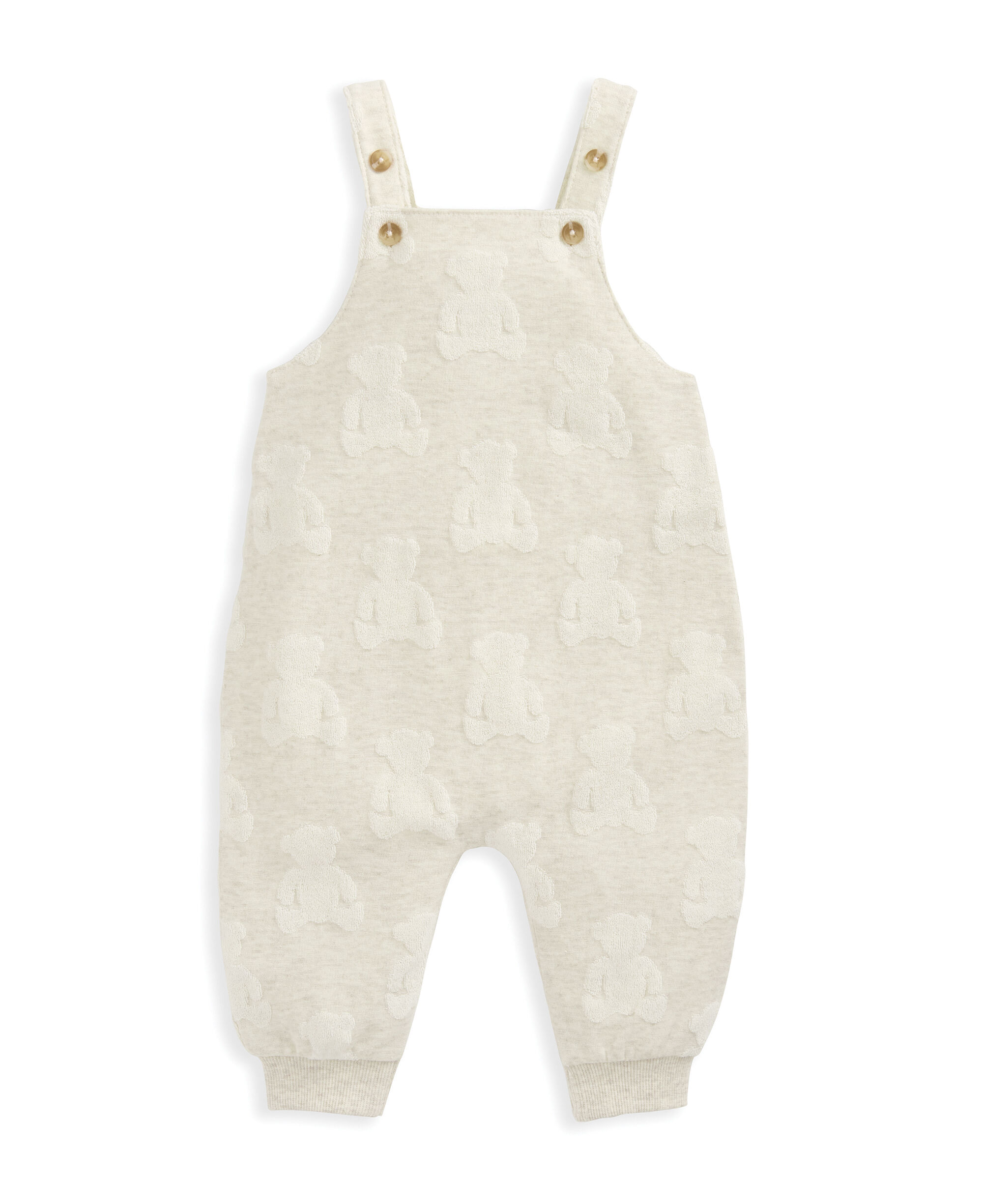 Dungarees & Bodysuit Outfit set - Teddy Bear image number 4