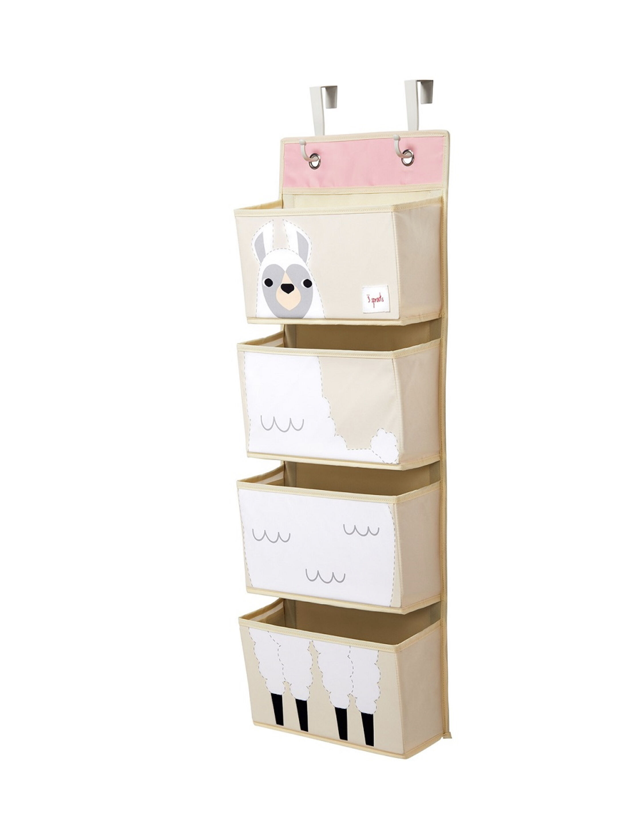 3 Sprouts Hanging Wall Organizer - Llama