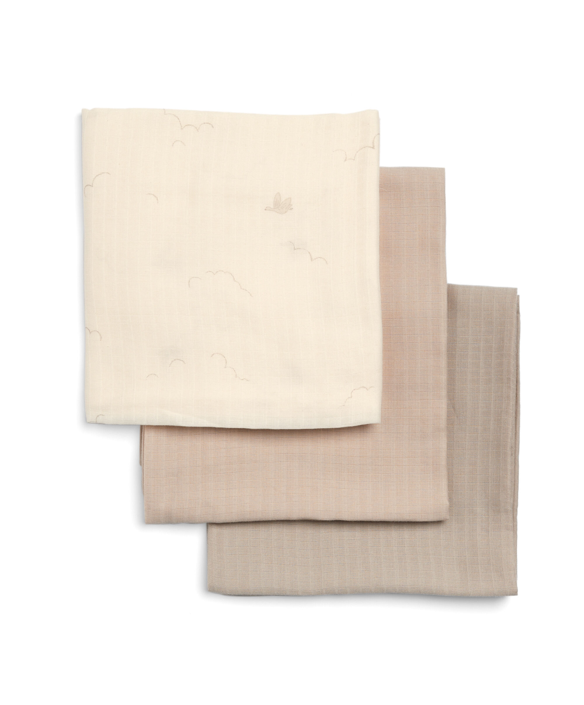 3 Pack Muslin Squares Large - Welcome to the World Duckling image number 3