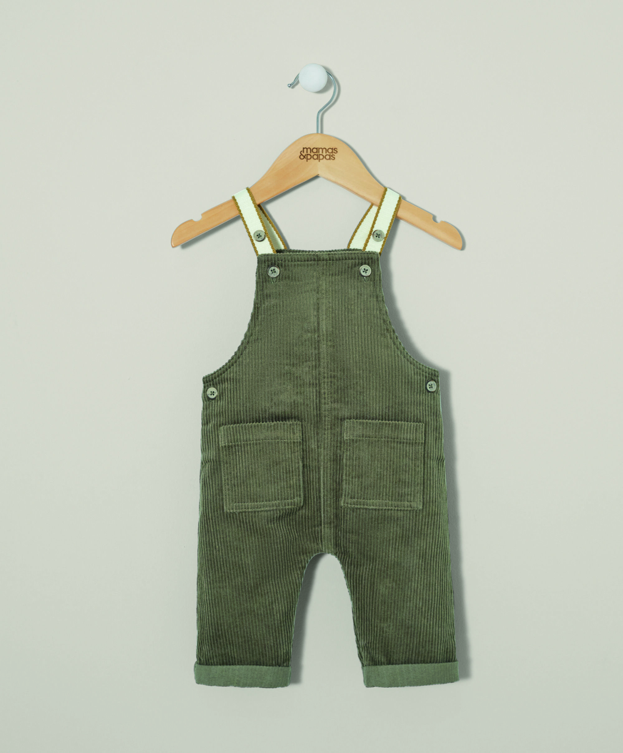 Green Cord Dungarees image number 1
