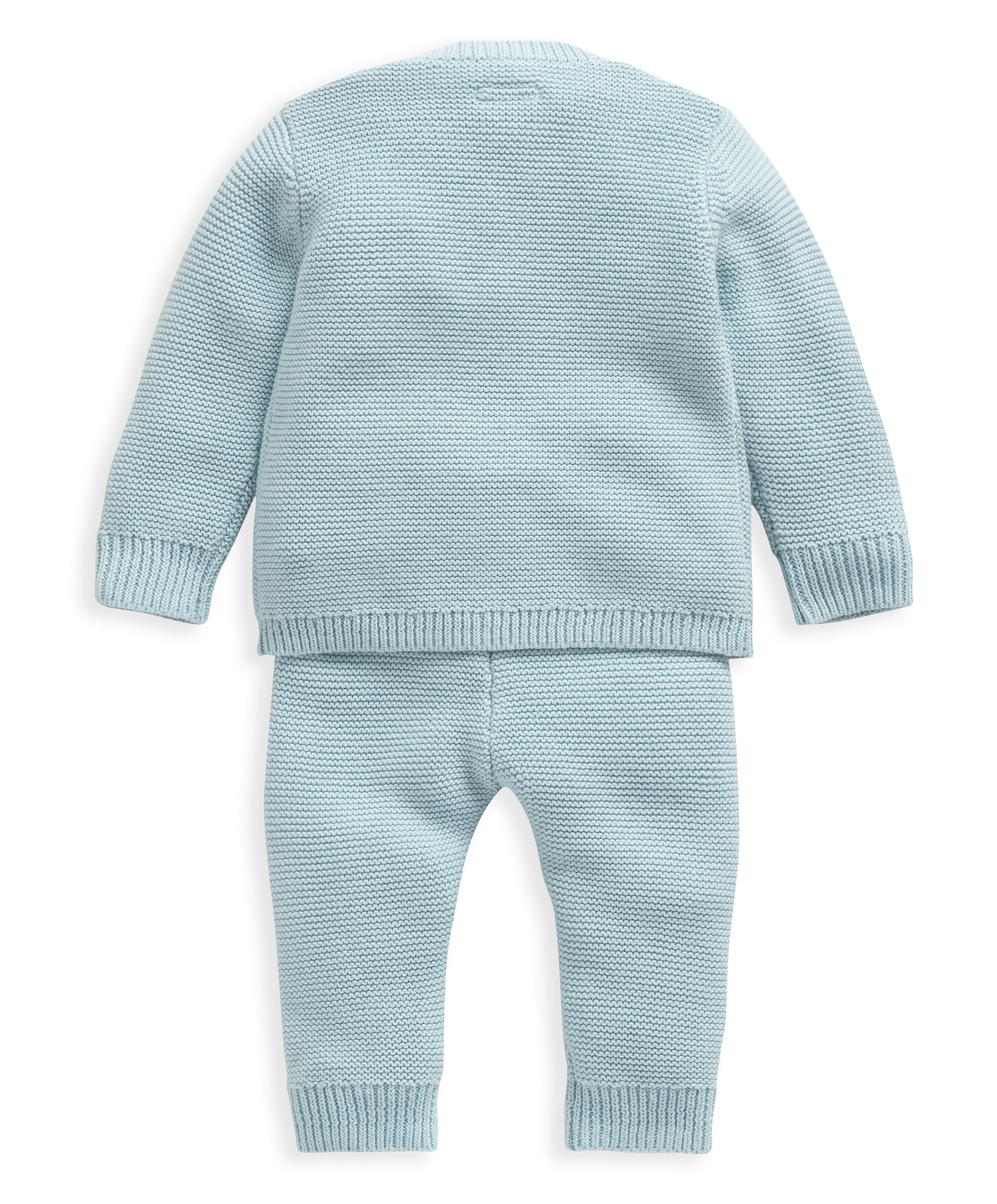 Blue Knitted 2 Piece Set image number 2